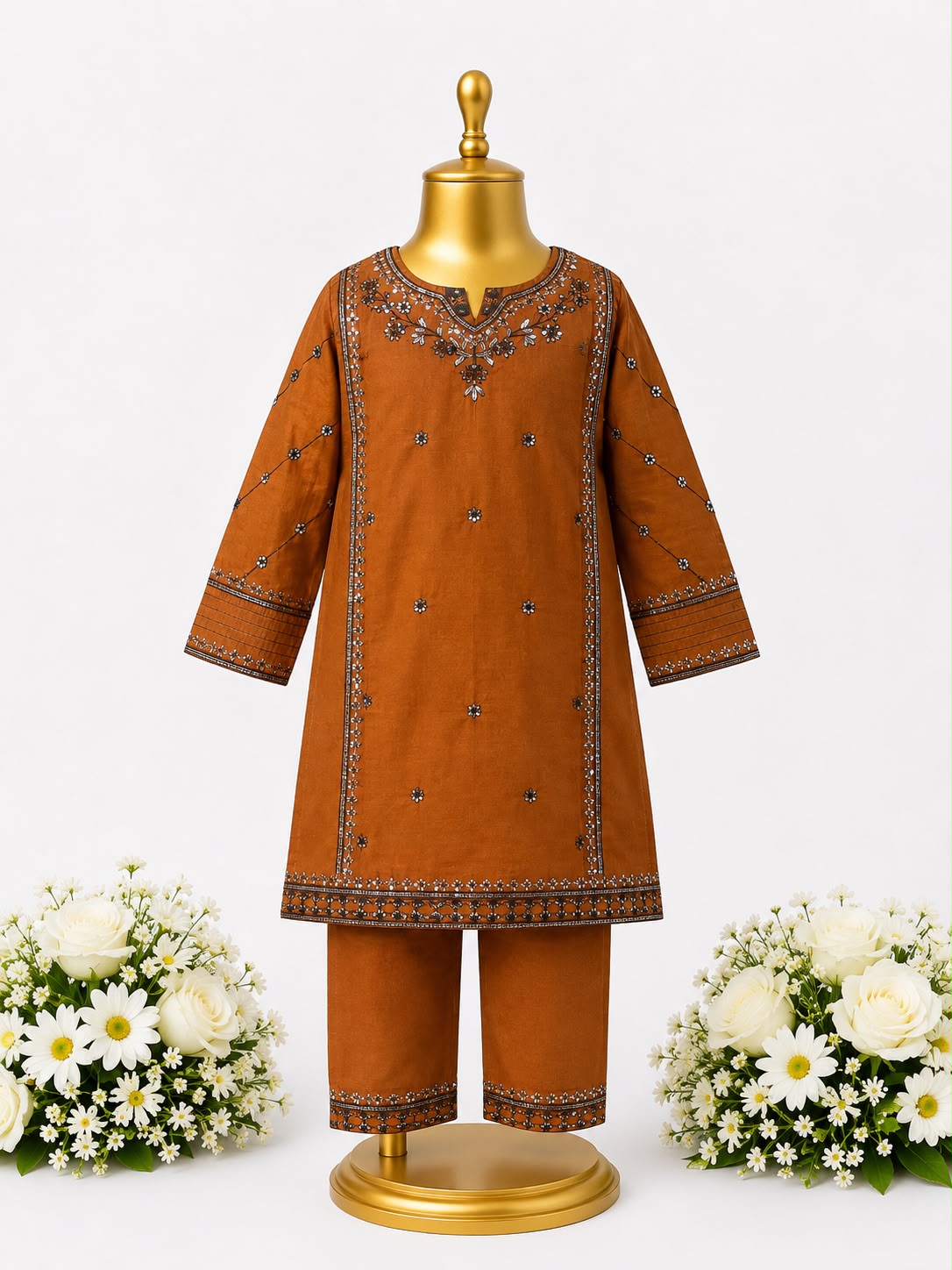 Guriya Collection Ready to Wear 2PC Girl's Festive Collection 2025 D-27