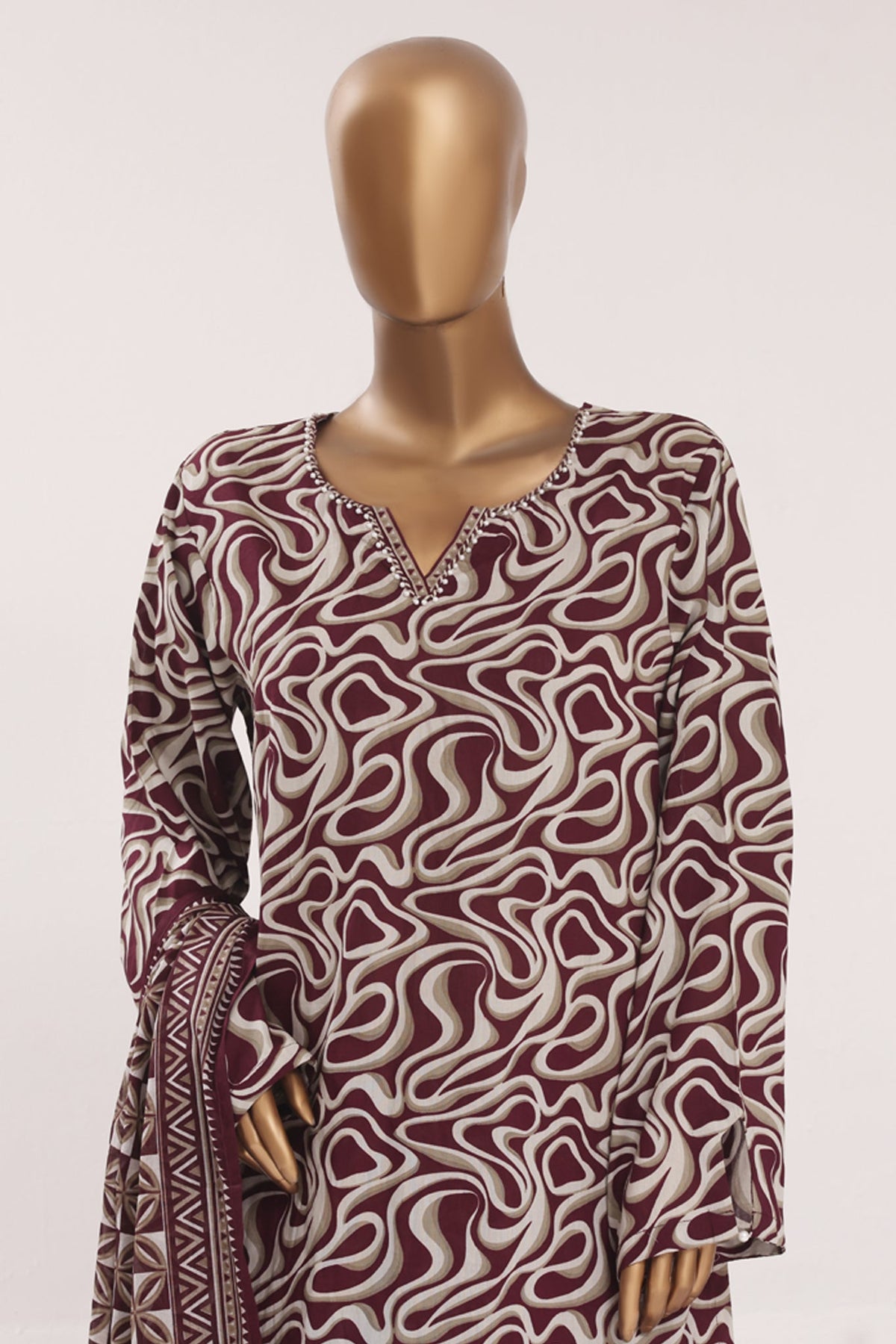 BIN SAEED Luxury Lawn Printed With Farshi Shalwar 3Piece Stitched COLLECTION 2026 D-#11
