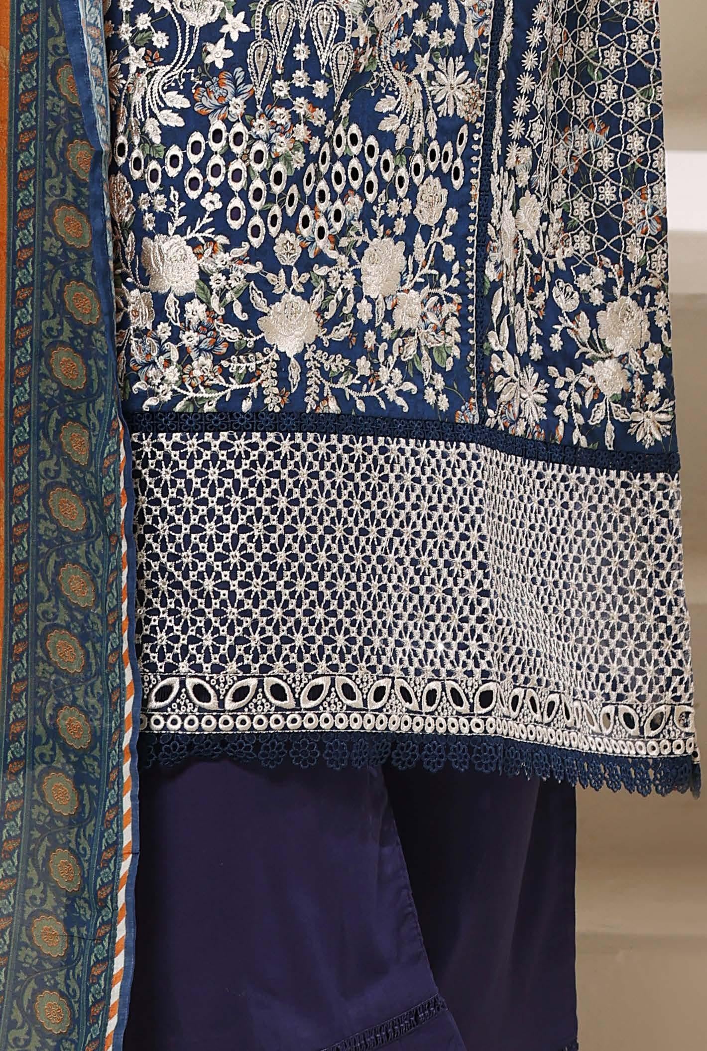 Sadabahar Luxury Signature Lawn Embroidery 3Piece Stitched COLLECTION 2026. D-04