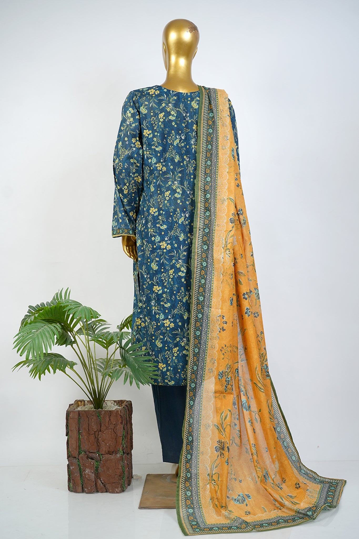 BIN SAEED Luxury Lawn Printed 3pcs Stitched Vol-30 3Piece Stitched COLLECTION 2026 D#-141