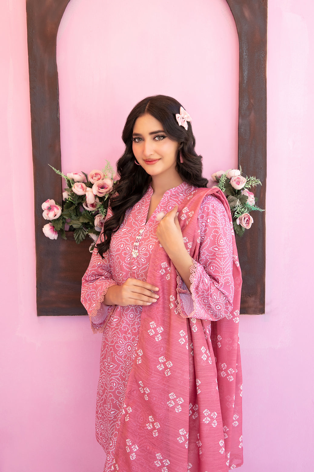 CORA VOL-02 BY TAWAKKAL LUXURY PRINTED LAWN 3PIECE STITCHED COLLECTION 2026 D#-05