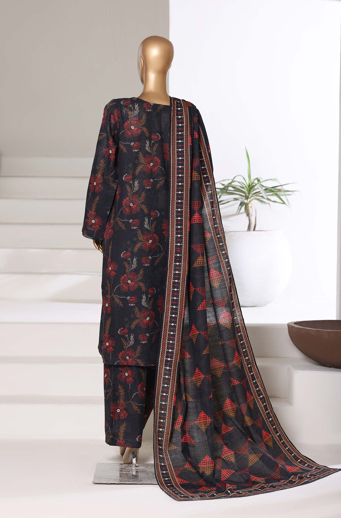 Sadabahar Printed Khadder 3PCS Stitched Vol—3 Collection 2025 D-25