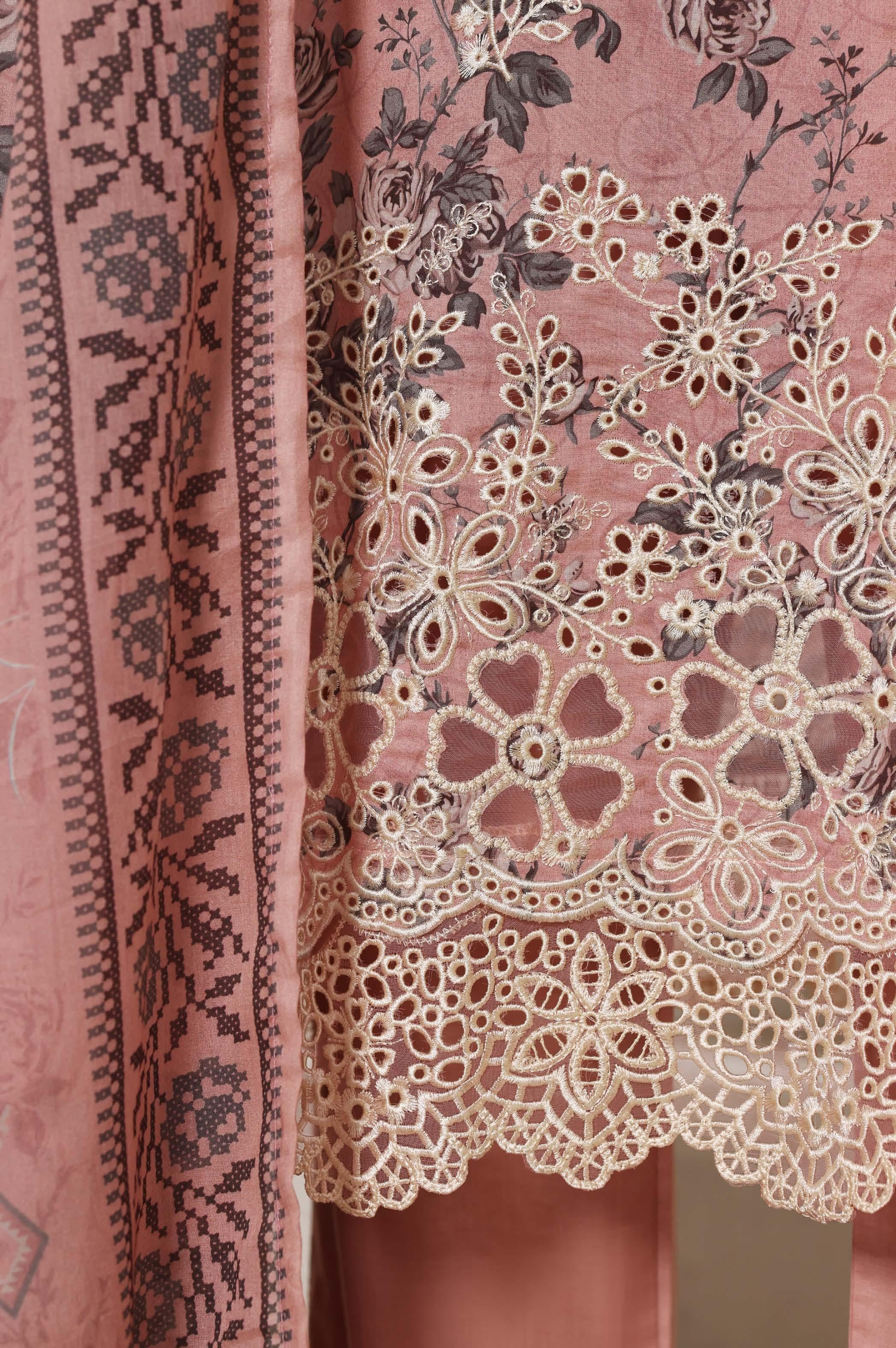 Sadabahar Luxury Amyrah Lawn With Digital Printed Lawn Dupatta 3Piece Stitched Vol-01 Collection 2026. D#-02