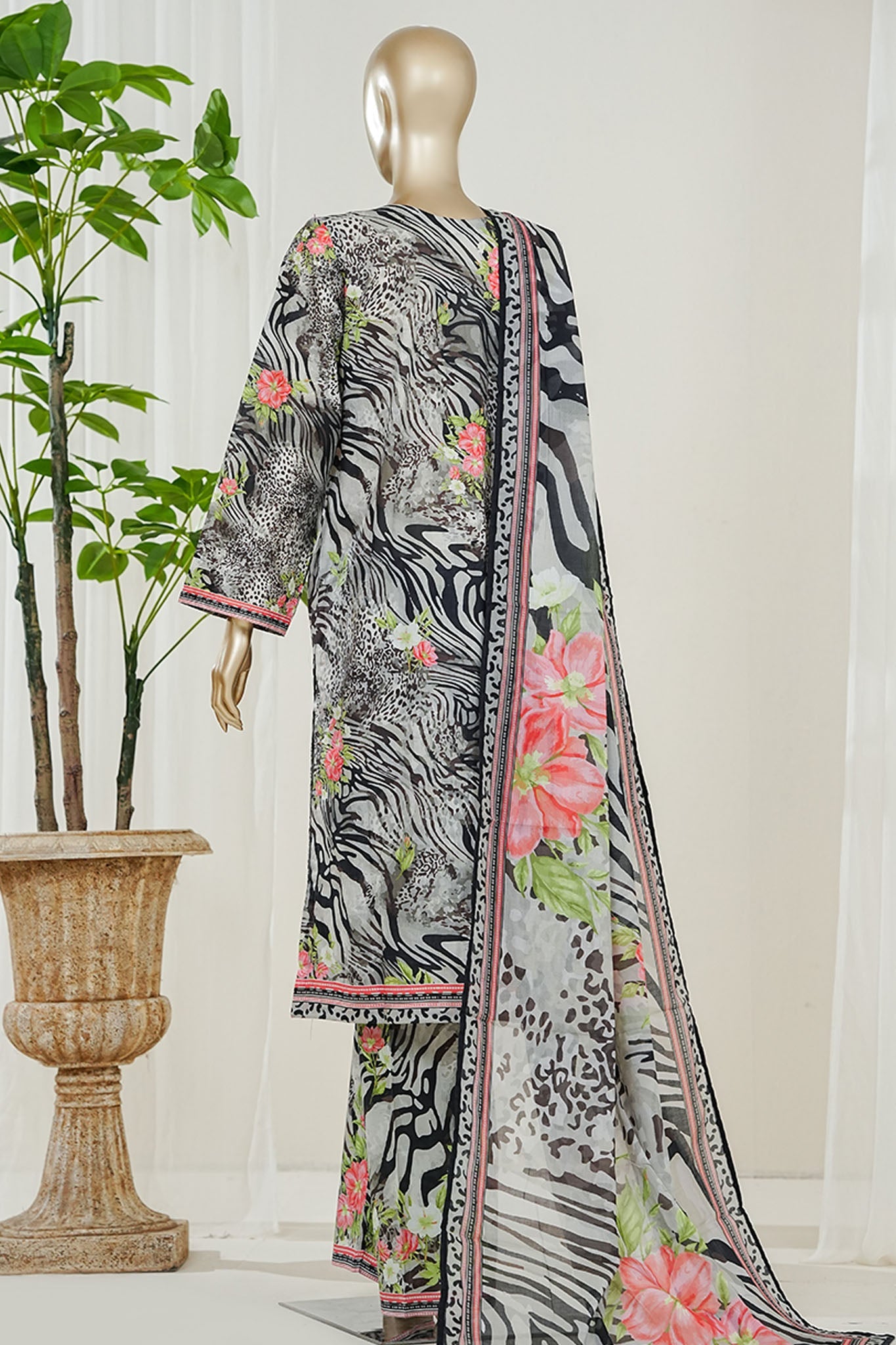 BIN SAEED Luxury Lawn Printed 3pcs Stitched Vol-18 3Piece Stitched COLLECTION 2026 D-#61