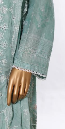 Bin Saeed Luxury Lawn White & White Chickenkari Embroidery 3Piece Stitched COLLECTION 2026. D-16