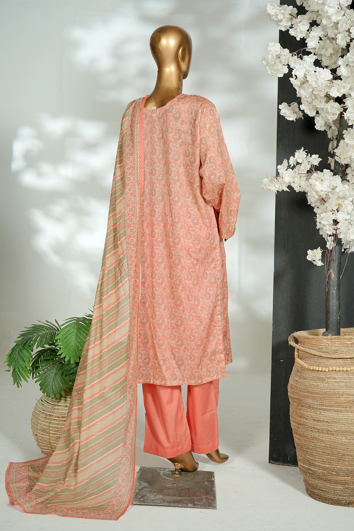 BIN SAEED Luxury Lawn Printed 3pcs Stitched Vol-30 3Piece Stitched COLLECTION 2026 D#-136