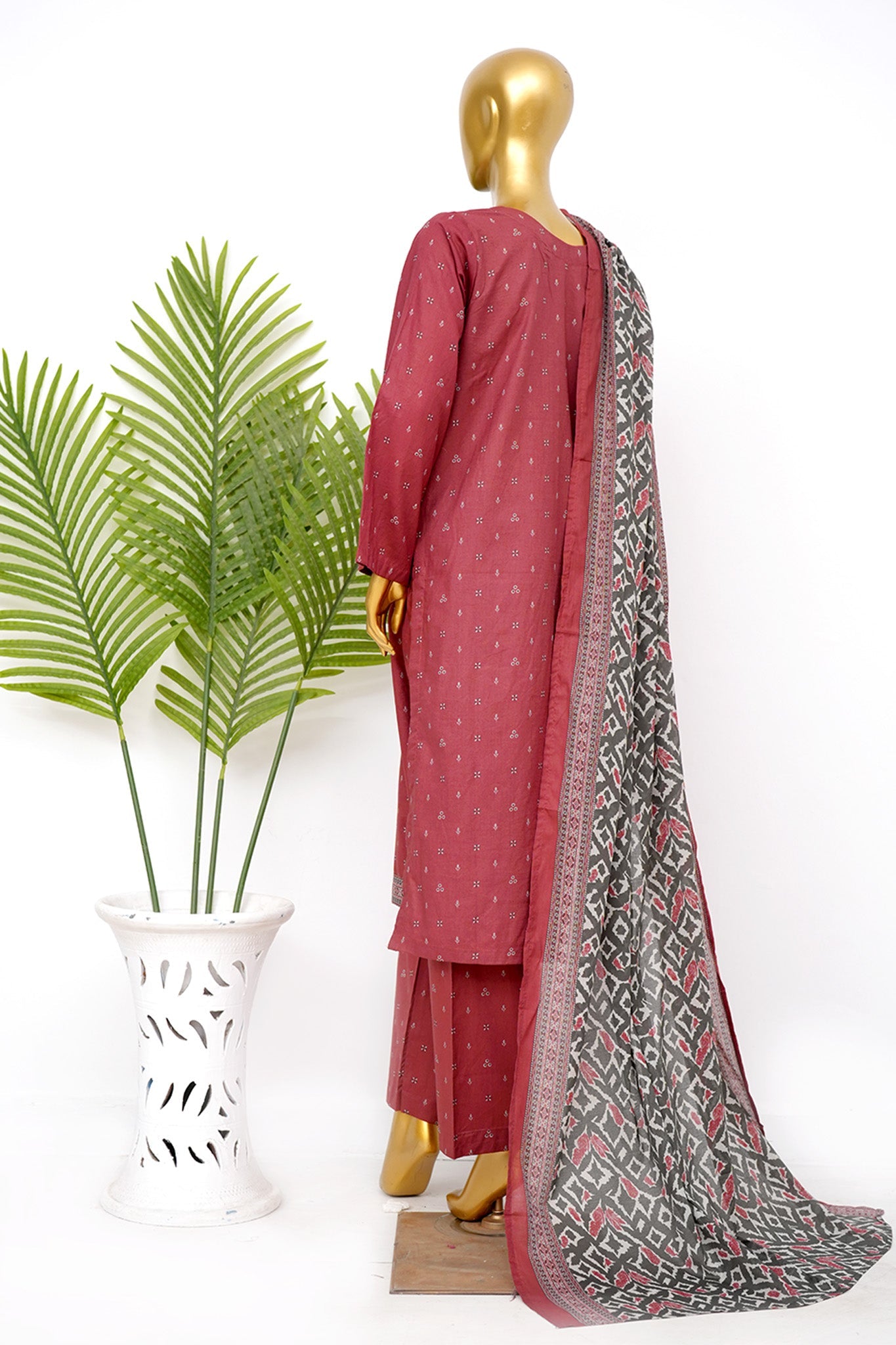 BIN SAEED Luxury Lawn Printed 3pcs Stitched Vol-30 3Piece Stitched COLLECTION 2026 D#-100