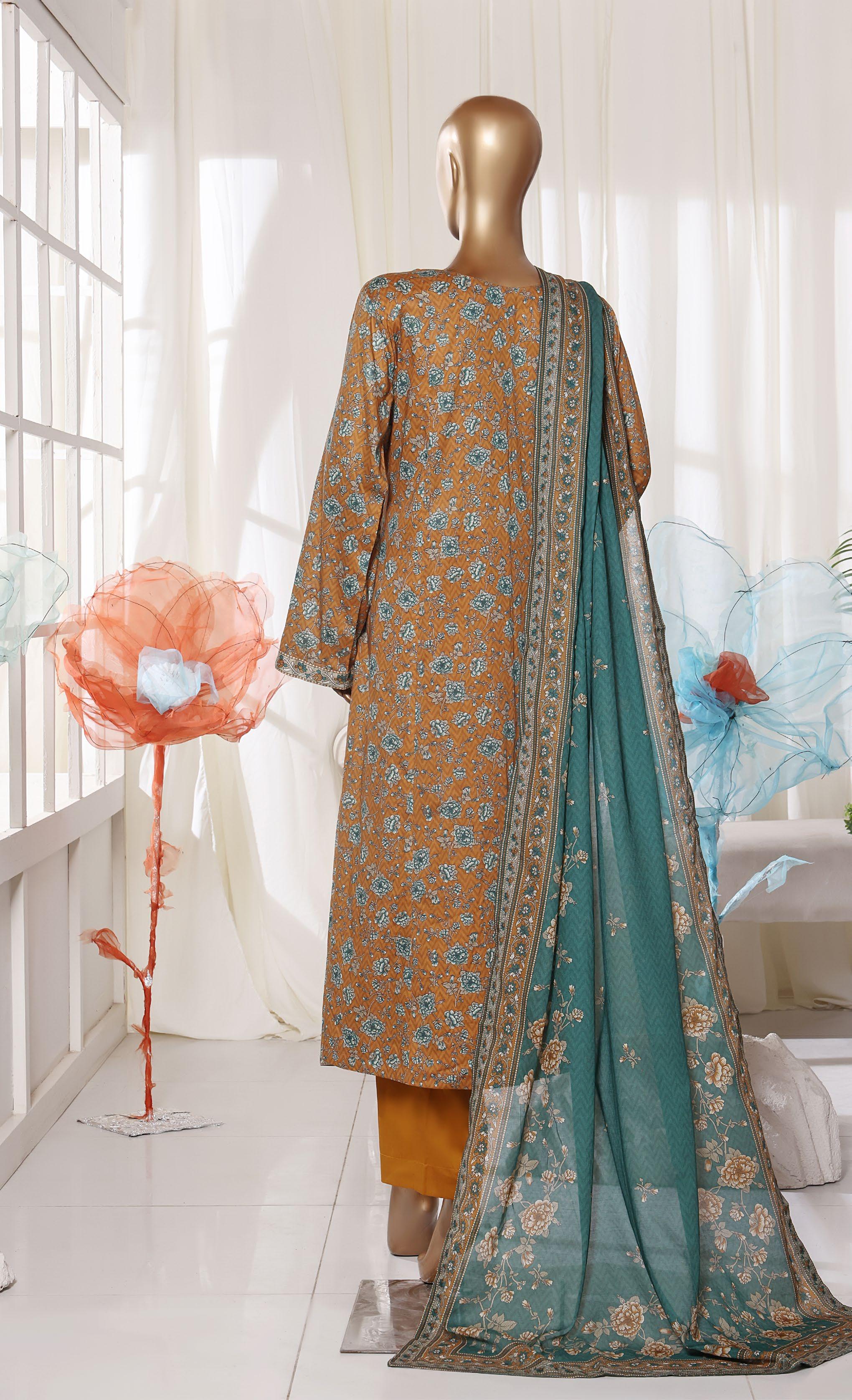 BIN SAEED Luxury Lawn Frock  Printed 3pcs Stitched Vol-01 3Piece Stitched COLLECTION 2026 D-#02