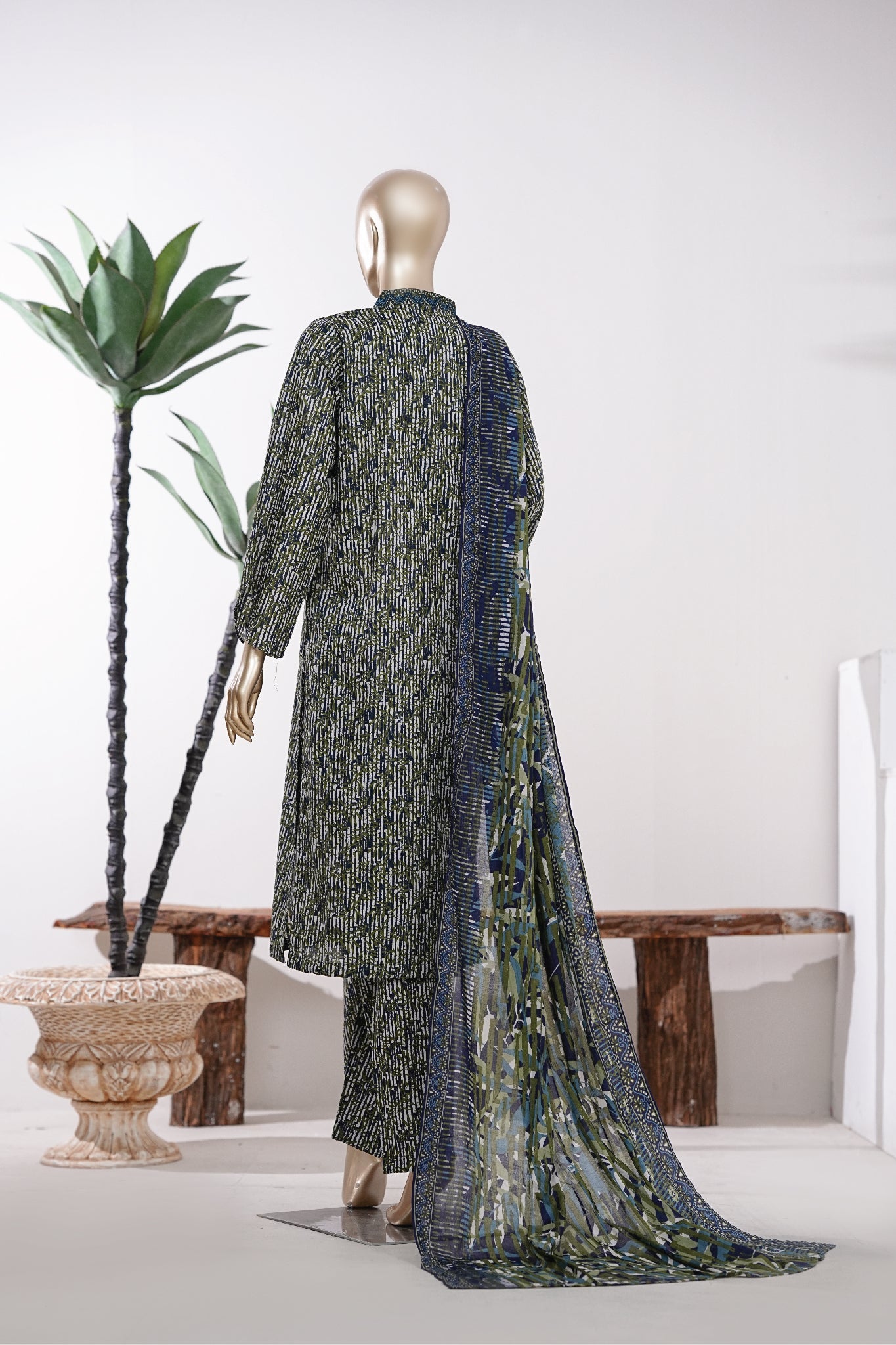 BIN SAEED Luxury Lawn Printed 3pcs Stitched Vol-18 3Piece Stitched COLLECTION 2026 D-#34