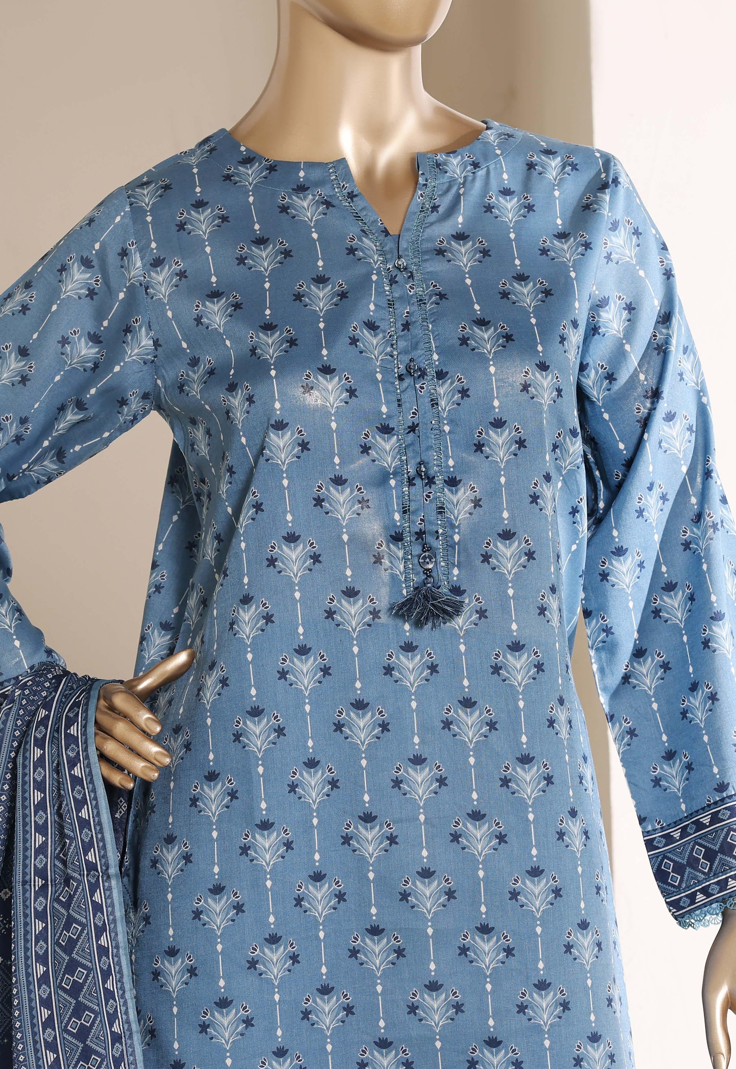 Sadabahar Printed Lawn 3Piece Stitched Vol-05 COLLECTION 2026 D#01