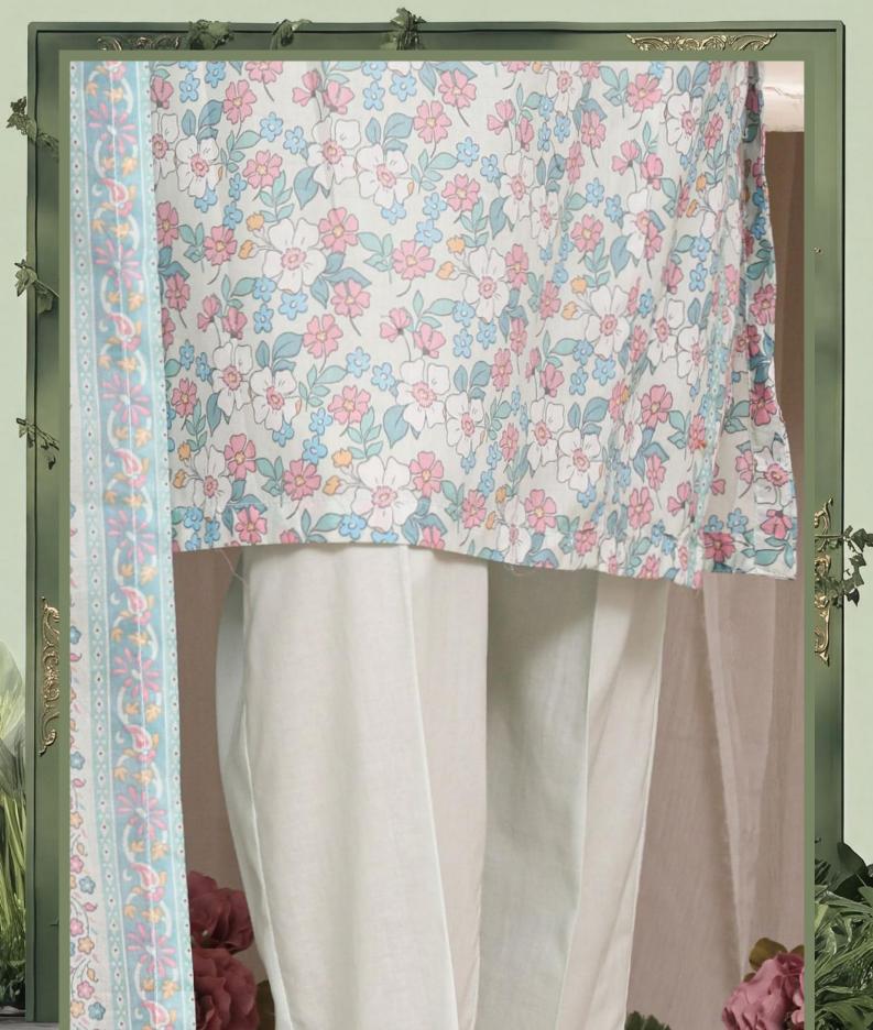 HZ Daily Wear Luxury Lawn Printed Vol-12 3Piece Stitched Collection 2026 D#-06