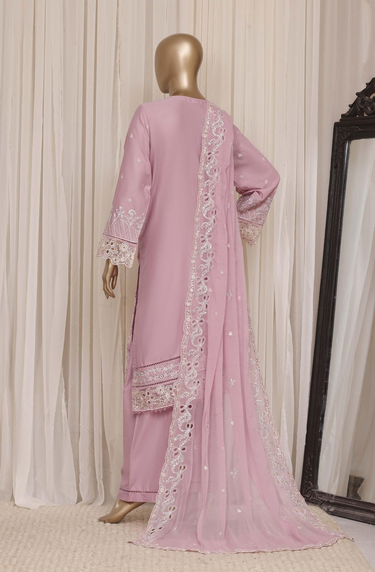 Sadabahar Luxury Slub Lawn Embroidery Stitched Vol-08 Collection 2026. LEL-1005