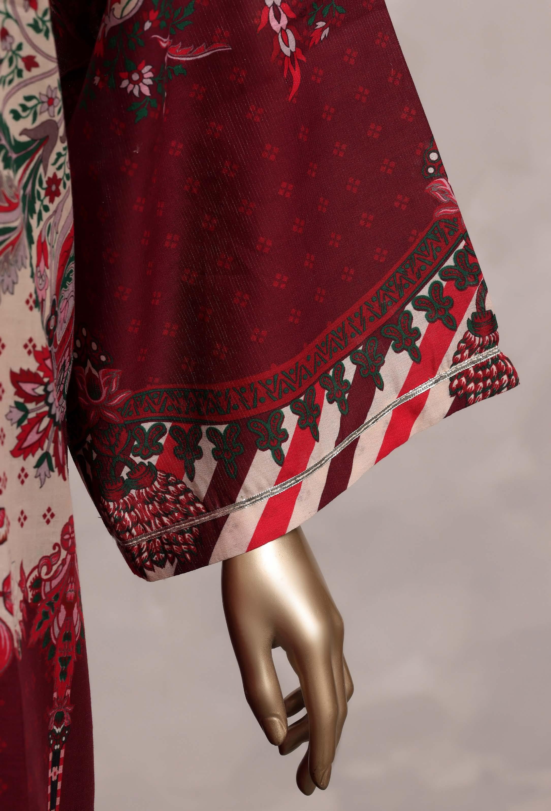 Sadabahar Luxury Chimti Lawn 3Piece Ready To Wear Kaftan Collection KFL-1006