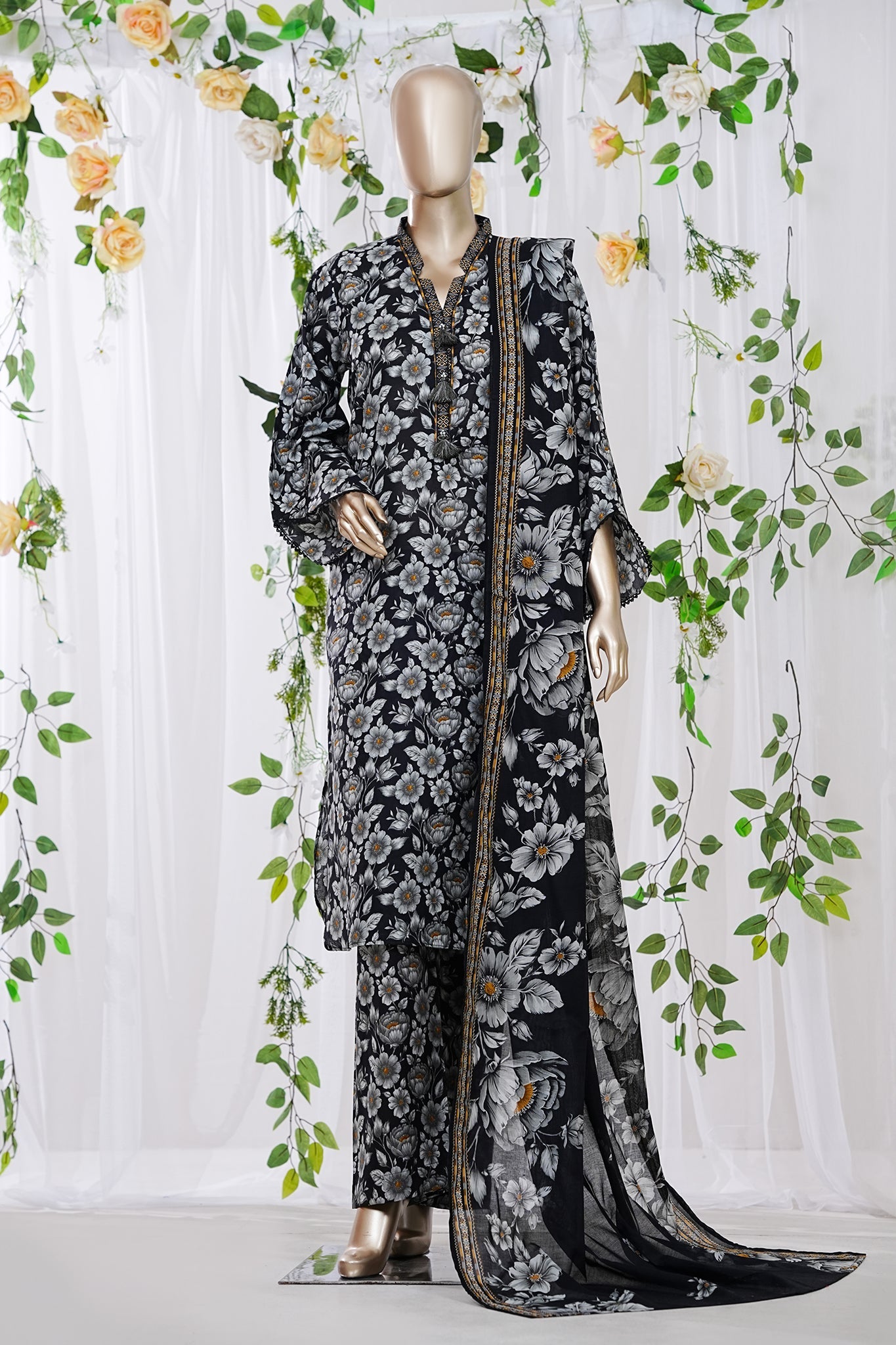 BIN SAEED Luxury Lawn Printed 3pcs Stitched Vol-18 3Piece Stitched COLLECTION 2026 D-#26