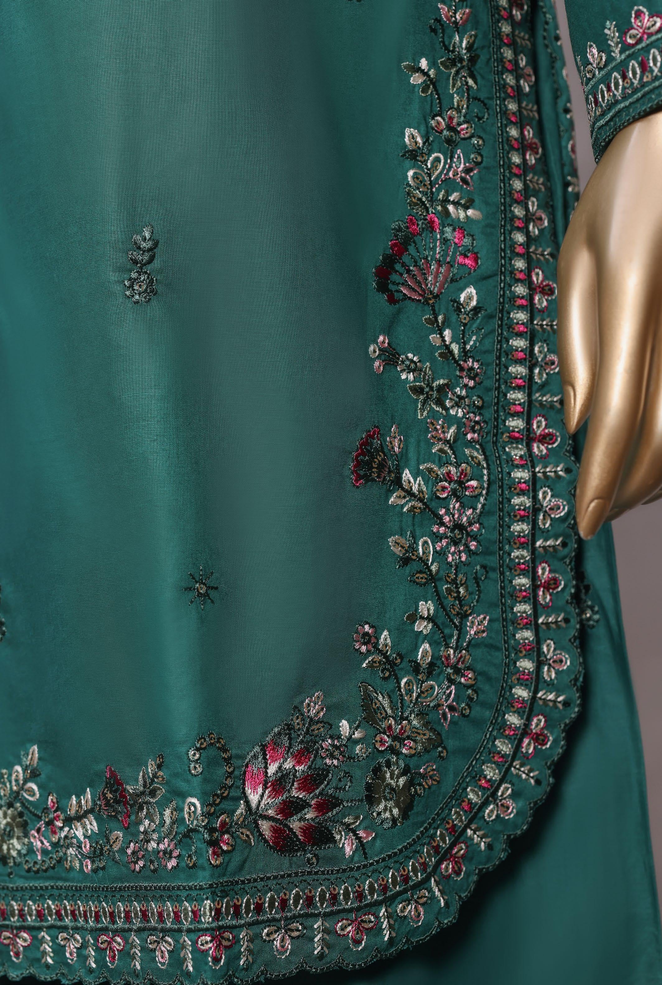 Sadabahar Luxury Eclair Solid Lawn Embroidery 3Piece Stitched Collection ECL-1019