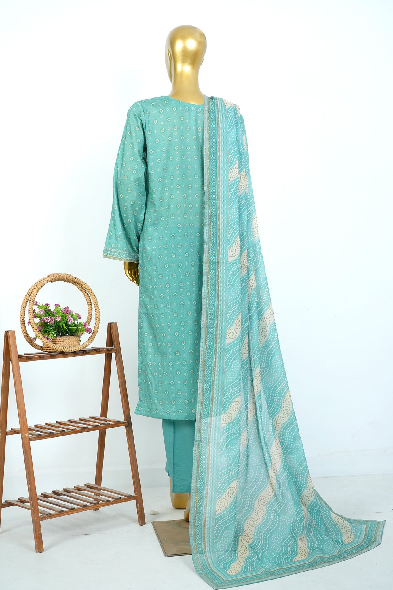 BIN SAEED Luxury Lawn Printed 3pcs Stitched Vol-30 3Piece Stitched COLLECTION 2026 D#-145
