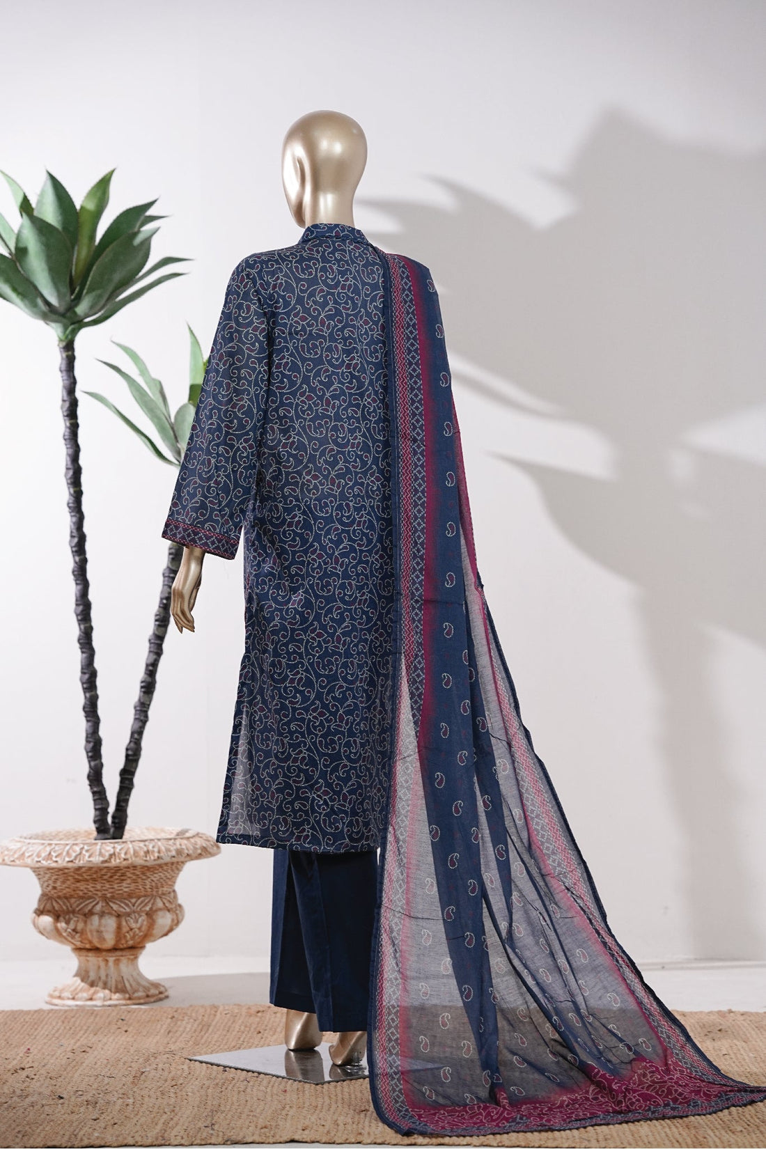 BIN SAEED Luxury Lawn Printed 3pcs Stitched Vol-18 3Piece Stitched COLLECTION 2026 D-#44
