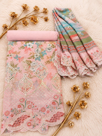 BIN SAEED Luxury Lawn  Embroidery 3Piece Unstitched COLLECTION 2026 D#22