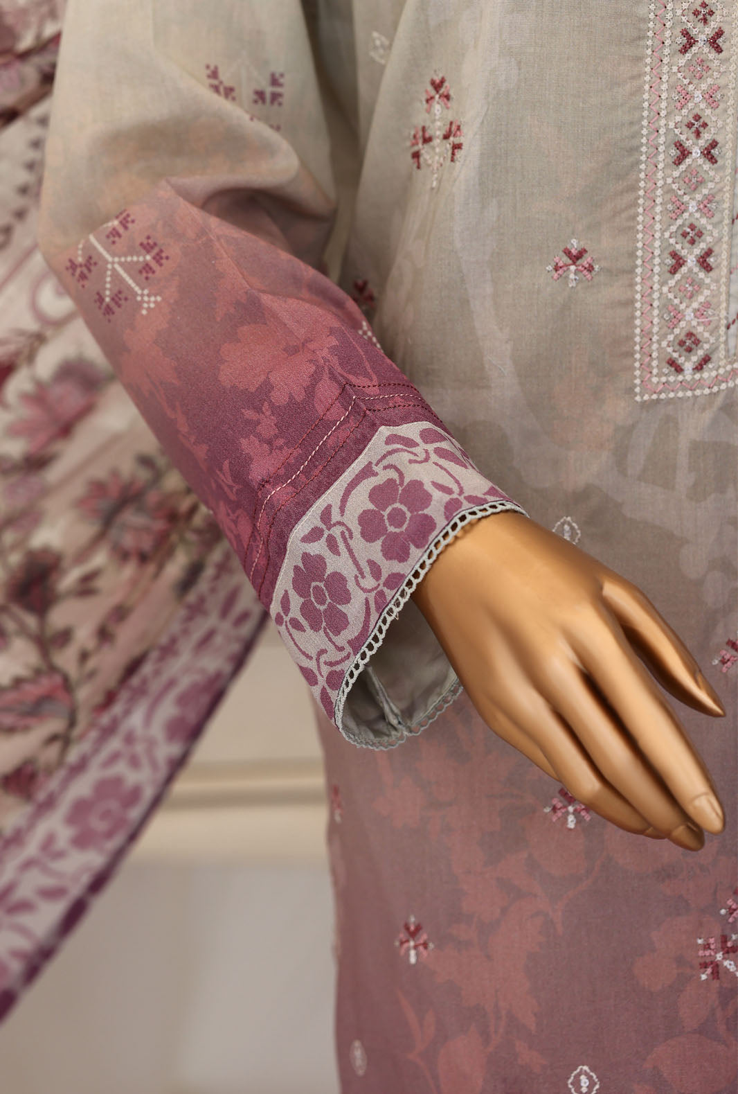 Virsa by HZ Textiles Embroidered Lawn Unstitched 3Piece Collection 2026 D#-07