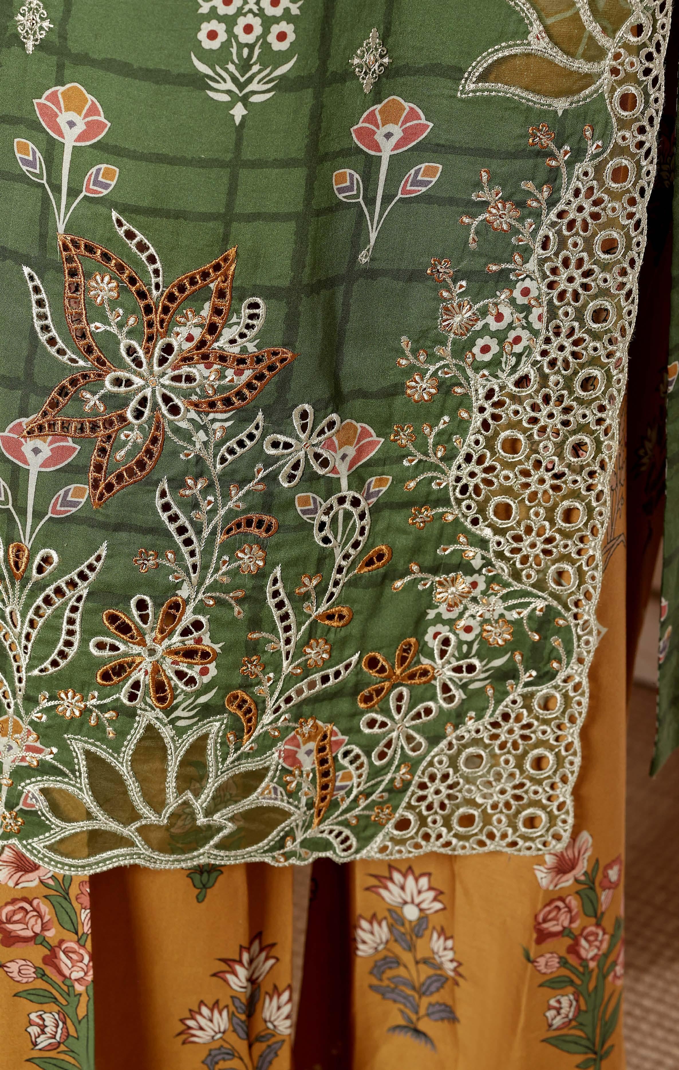 HZ °GULDOZI° Luxury Lawn Embroidery 3Piece Stitched Collection 2026 D#09