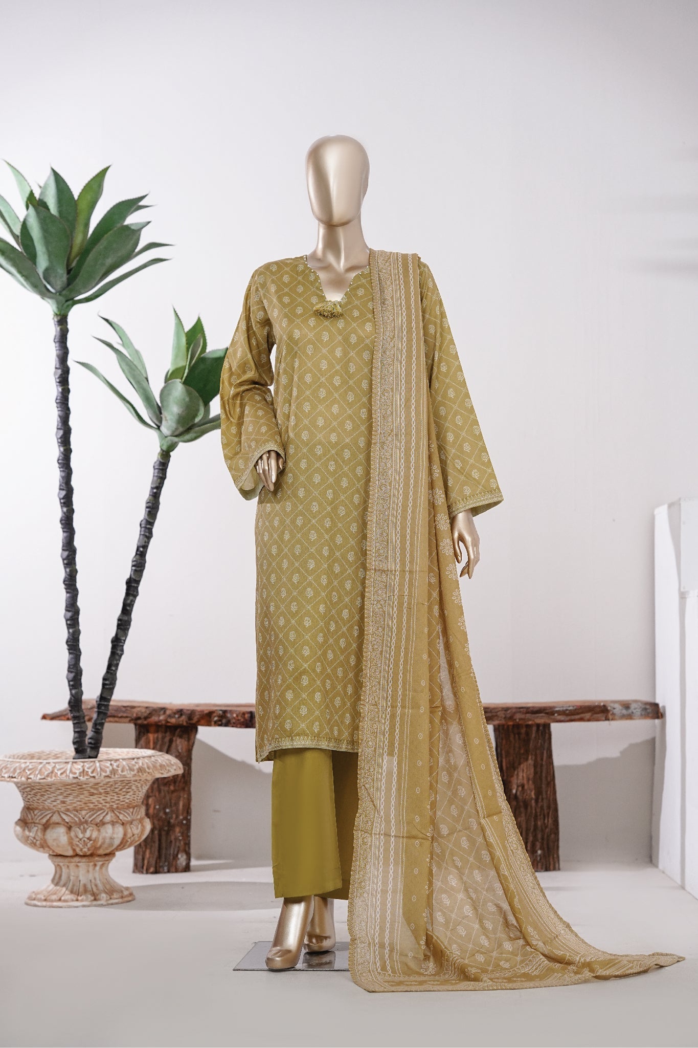 BIN SAEED Luxury Lawn Printed 3pcs Stitched Vol-18 3Piece Stitched COLLECTION 2026 D-#38