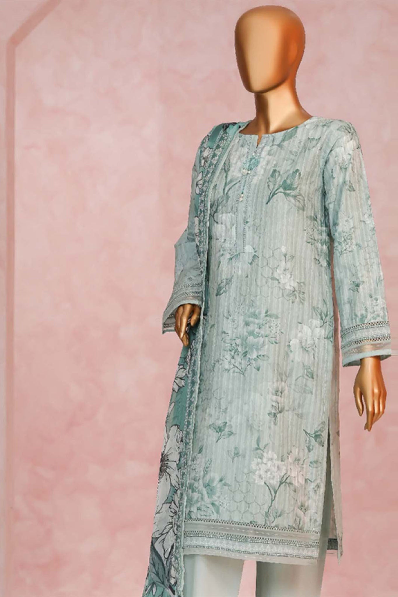 Enchant By HZ Stitched 3 Piece Linnokara Prints Collection'2025-PLK-517