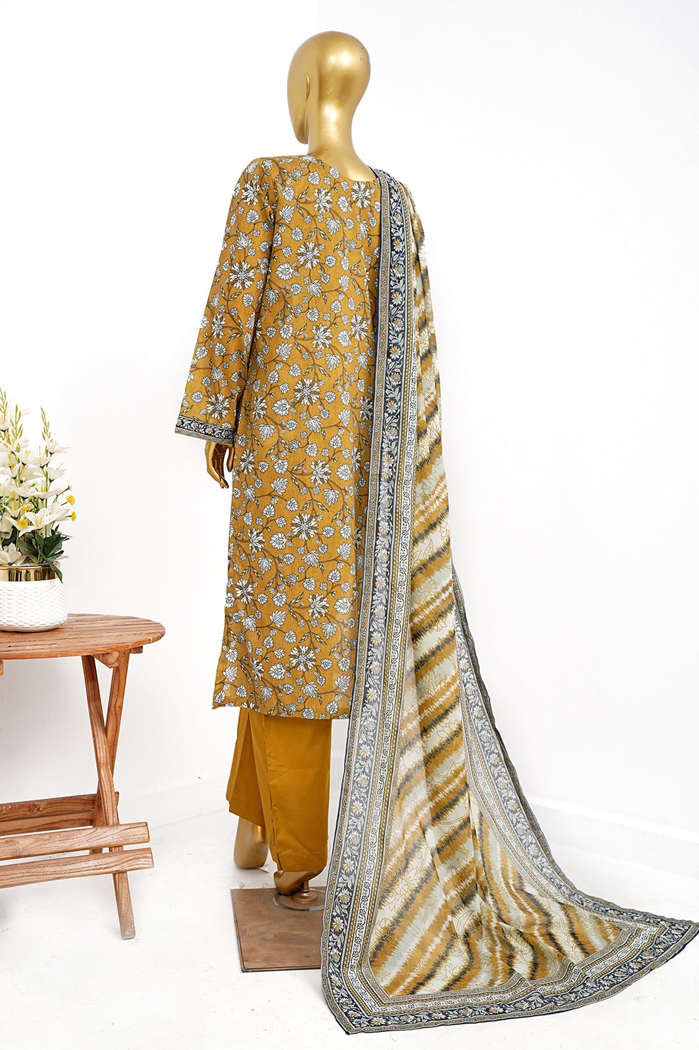 BIN SAEED Luxury Lawn Printed 3pcs Stitched Vol-30 3Piece Stitched COLLECTION 2026 D#-80