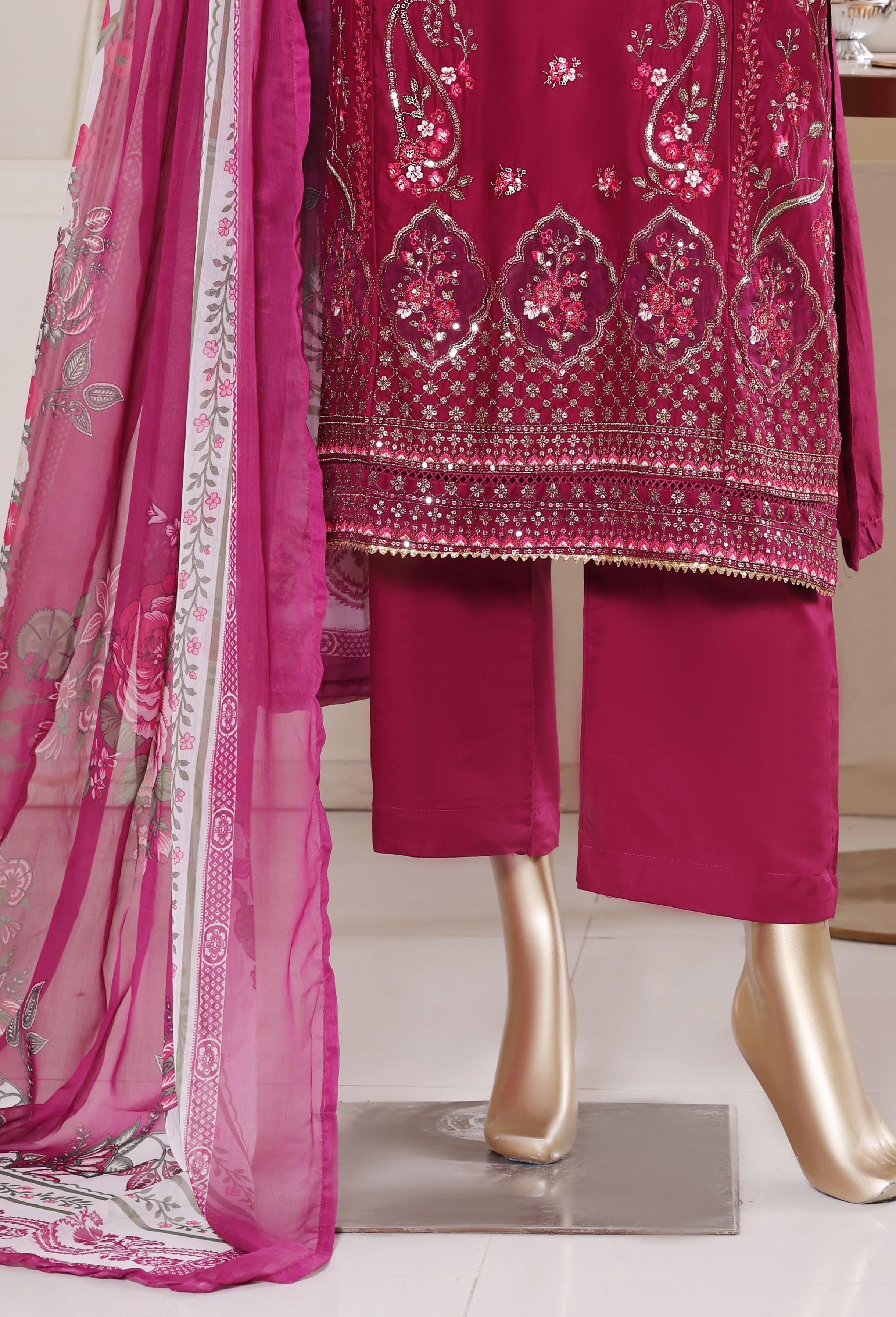 Bin Saeed Luxury Laserkari Heavy Embroidery Festive Vol-02 3Piece Stitched Collection 2026 D#-29