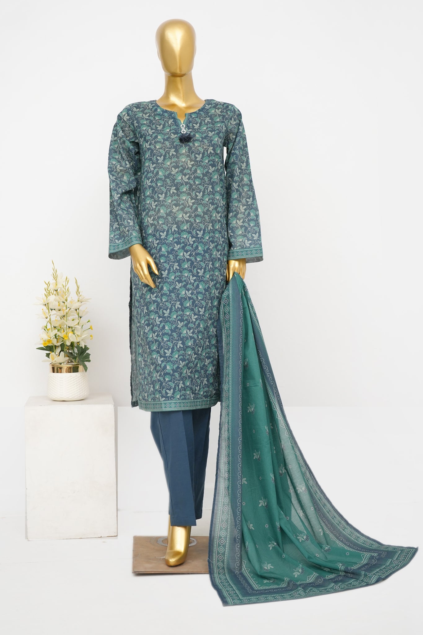 BIN SAEED Luxury Lawn Printed 3pcs Stitched Vol-30 3Piece Stitched COLLECTION 2026 D#-112