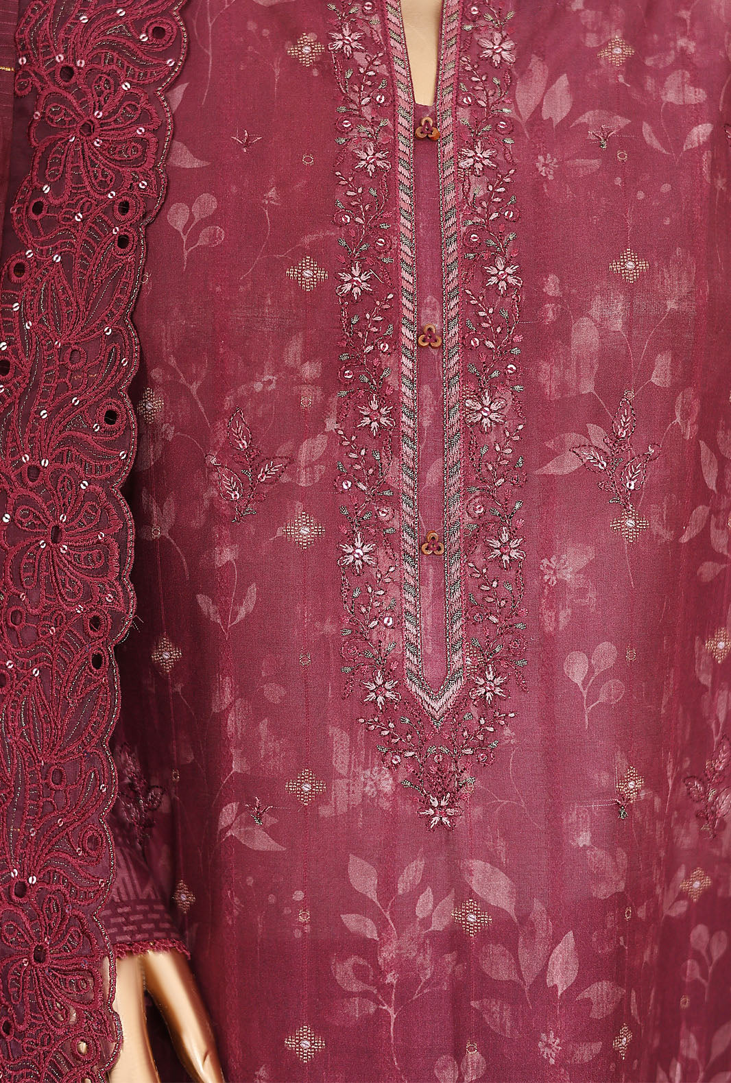 Ninokara by HZ Textiles Embroidered Jacquard Suit Unstitched 3 Piece Collection Vol-03 2026 D#-03