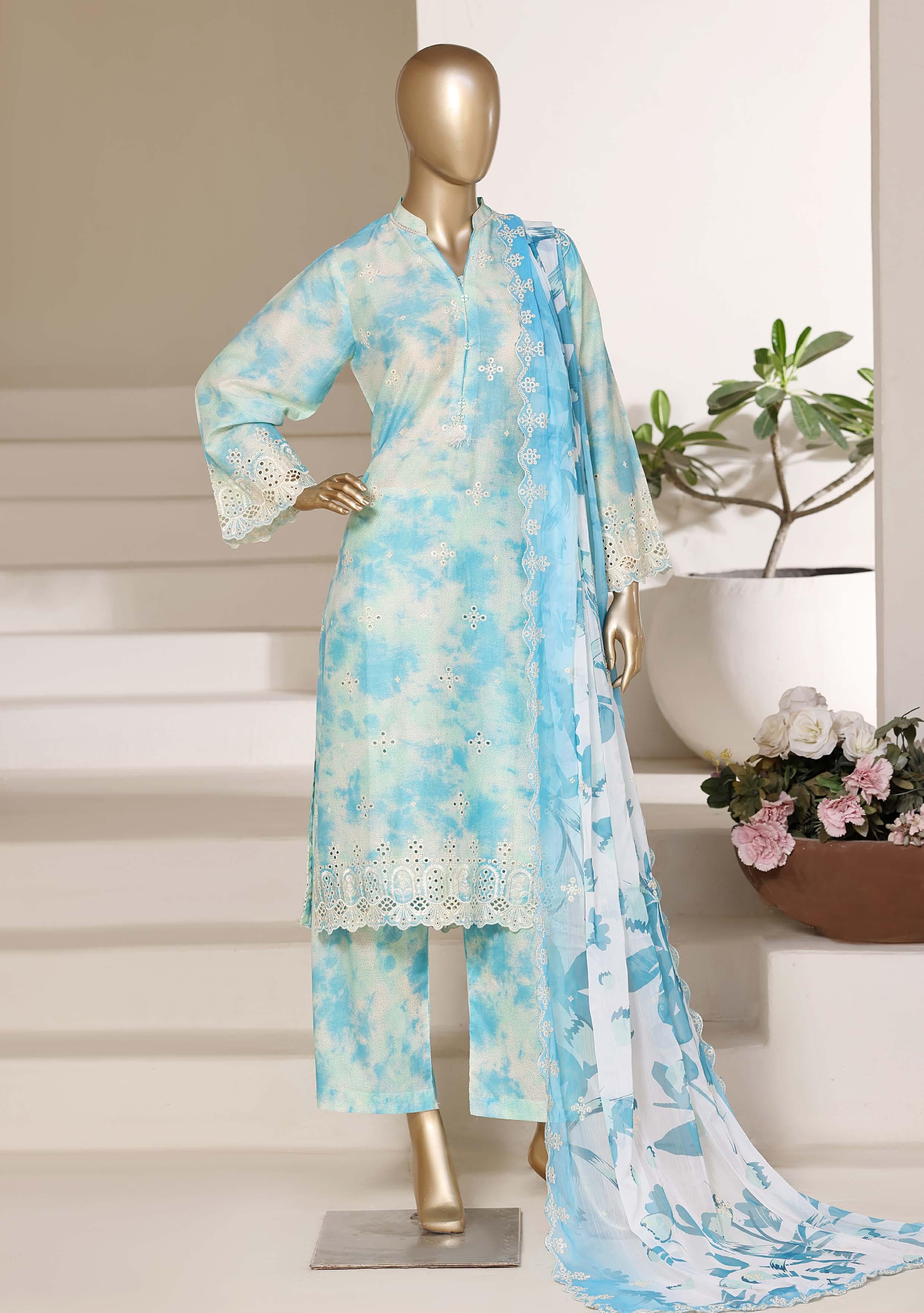 Sadabahar Luxury Regal Lawn With Chiffion Embroidery Dupatta 3Piece Stitched Vol-02 Eid Festive Edition Collection 2026. D#-02