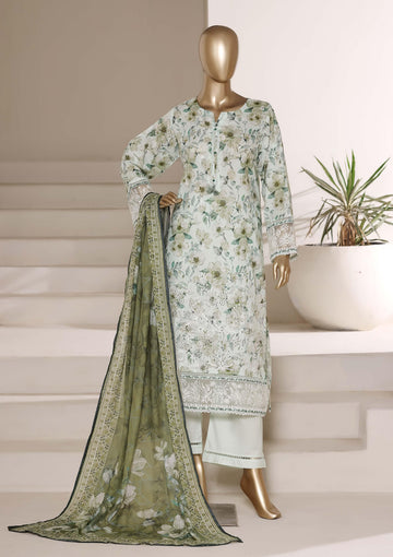 Sadabahar Luxury Amyrah Lawn With Digital Printed Lawn Dupatta 3Piece Stitched Vol-01 Collection 2026. D#-06
