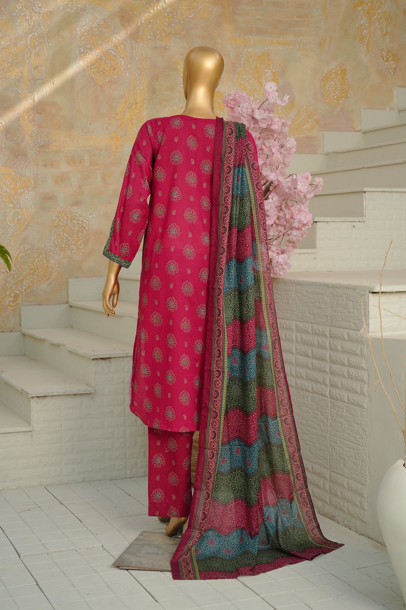 BIN SAEED Luxury Lawn Printed 3pcs Stitched Vol-18 3Piece Stitched COLLECTION 2026 D-#57