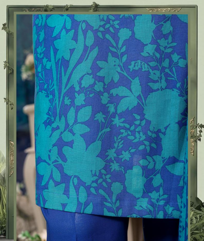 HZ Daily Wear Luxury Lawn Printed Vol-12 3Piece Stitched Collection 2026 D#-01