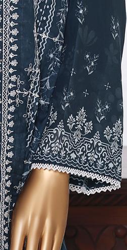 Bin Saeed Luxury Lawn White & White Chickenkari Embroidery 3Piece Stitched COLLECTION 2026. D-14