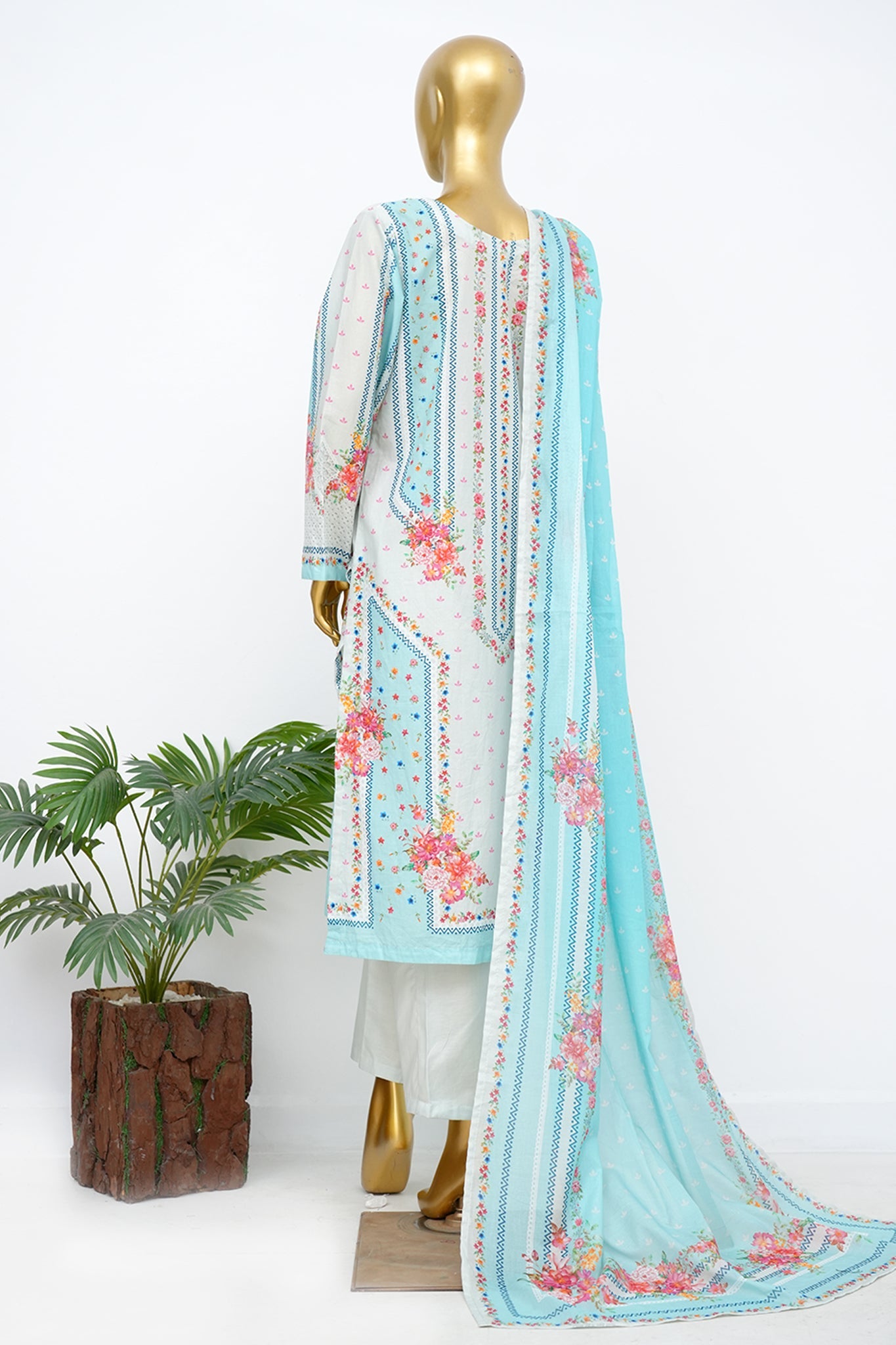 BIN SAEED Luxury Lawn Printed 3pcs Stitched Vol-30 3Piece Stitched COLLECTION 2026 D#-111