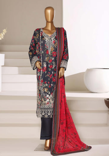 Sadabahar Luxury Signature Lawn Embroidery 3Piece Stitched COLLECTION 2026. D-06