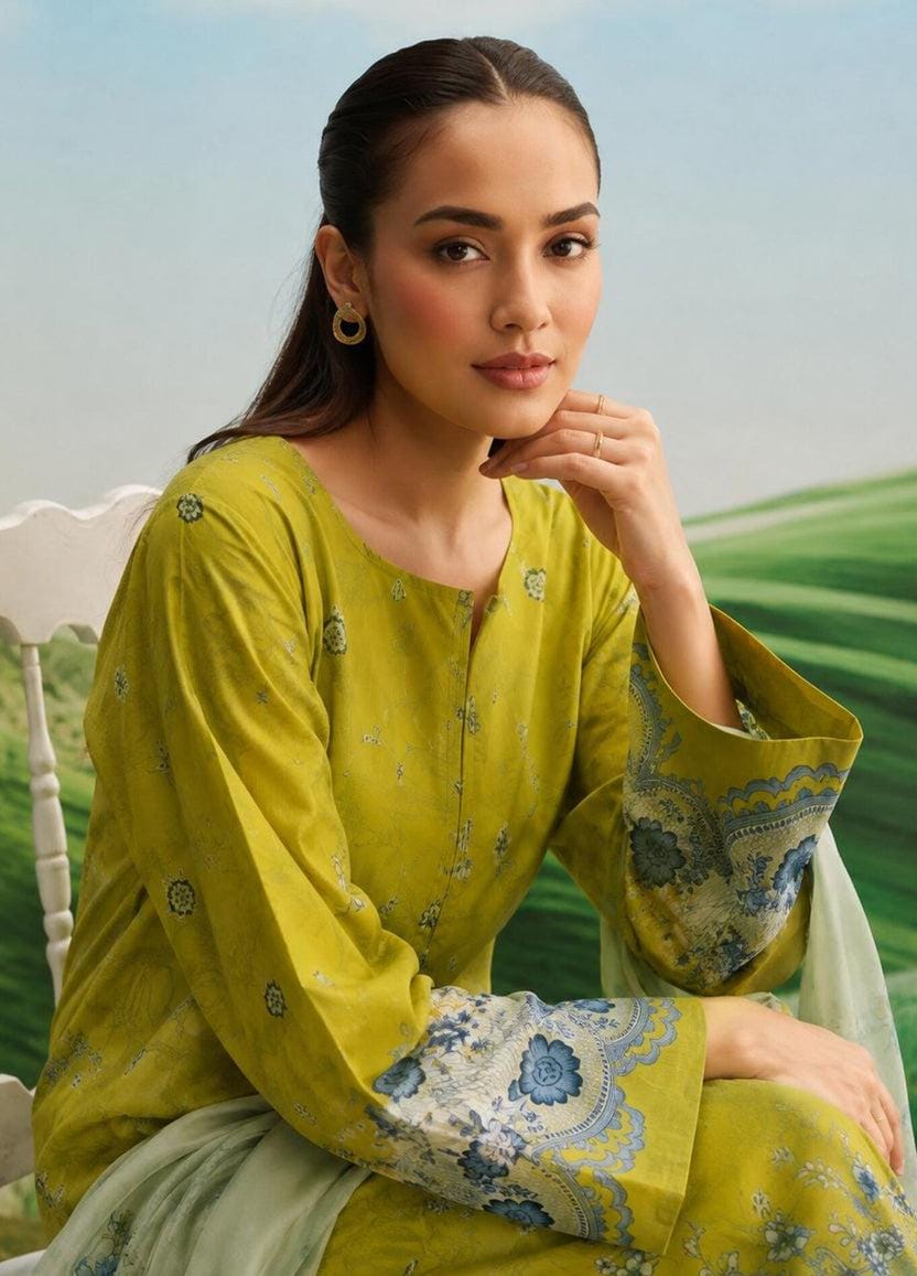Sadabahar Ready To Wear Textured Lawn Printed Vol-14 3Piece Stitched Collection 2026 D#-07