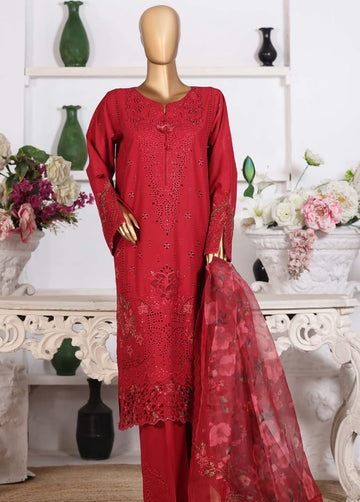 Hz Muse Luxury Heavy Embroidery Festive 3Piece Stitched Collection 2026 D#-05