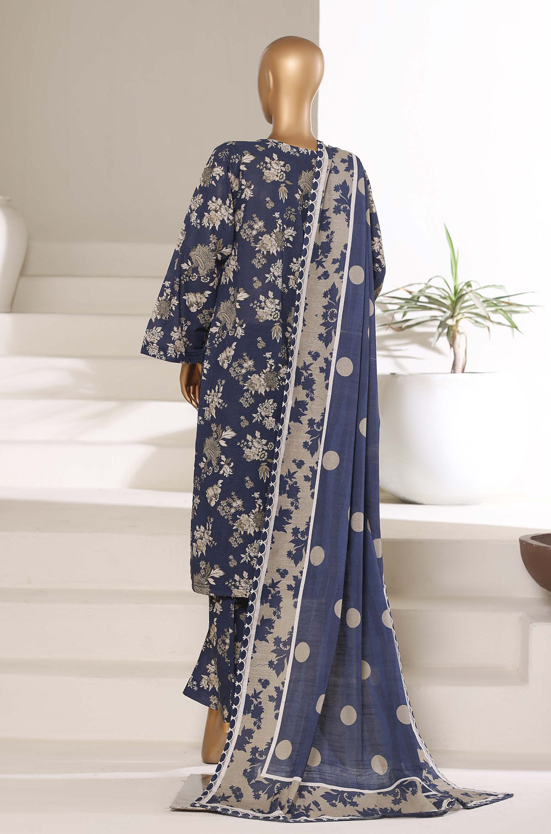 Sadabahar Printed Khadder 3PCS Stitched Vol—4 Collection 2025 D-29