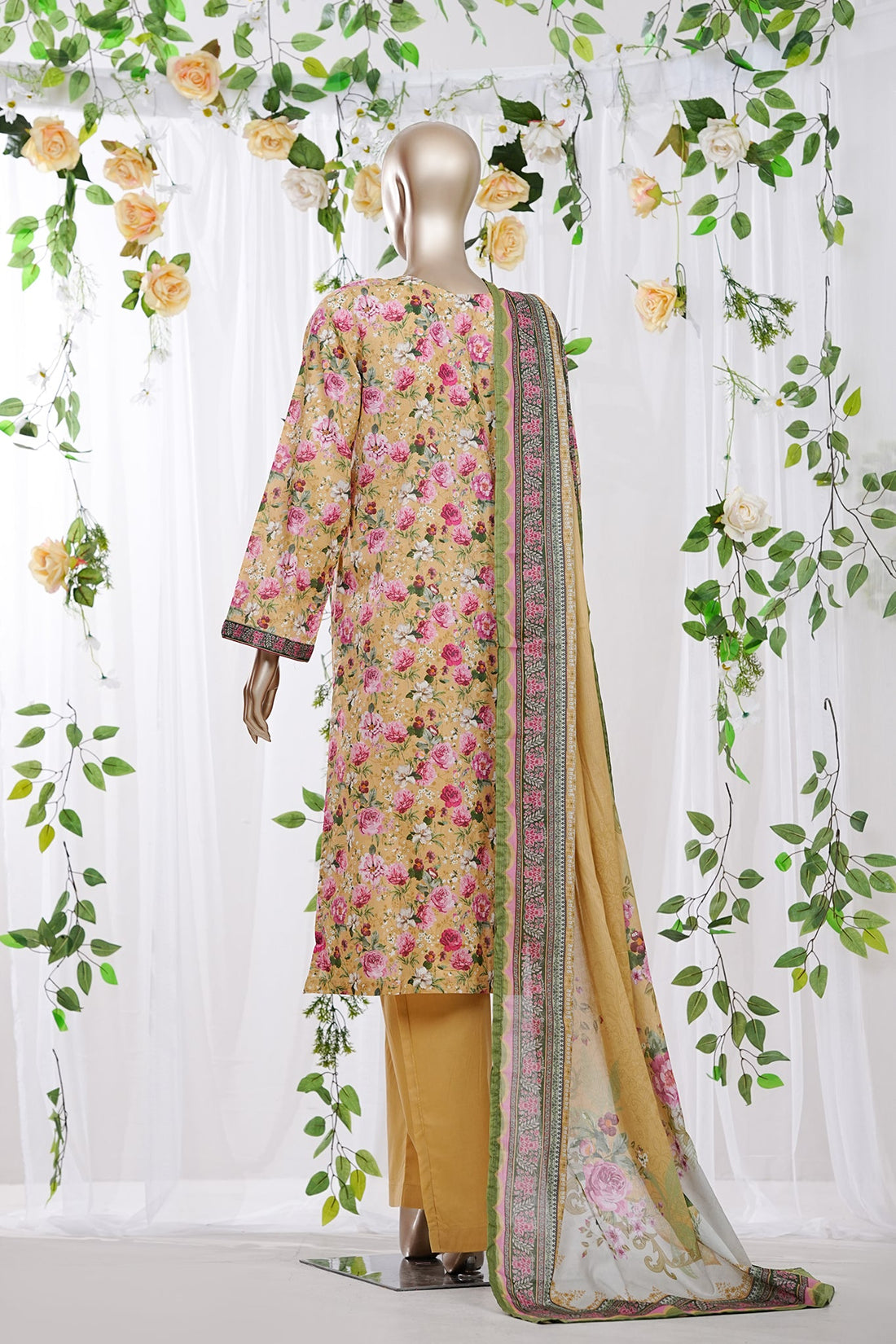 BIN SAEED Luxury Lawn Printed 3pcs Stitched Vol-18 3Piece Stitched COLLECTION 2026 D-#25
