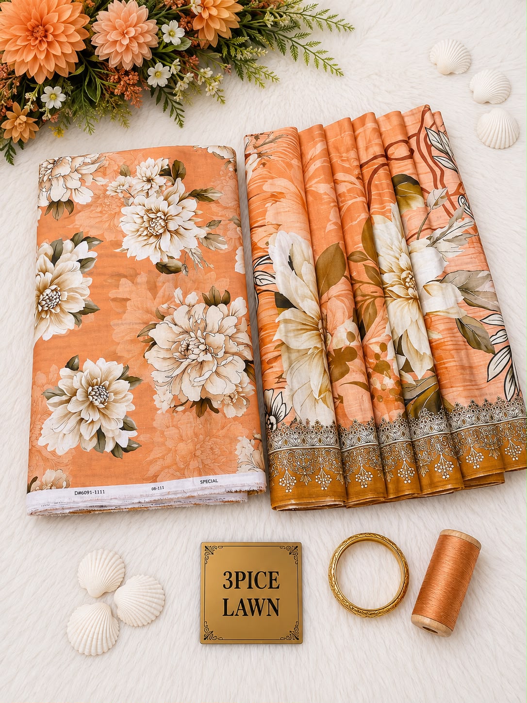 Daily To Wear Unstitched Printed 3Piece Al Over Collection 2026 D#-03