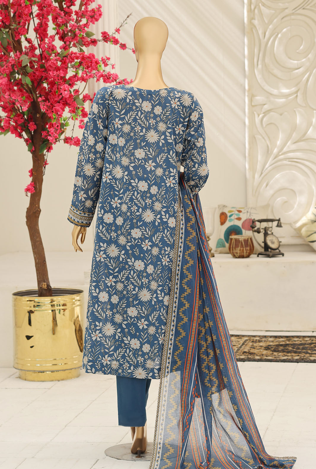 Summer Shades by HZ Textiles Digital Printed Lawn Suit Unstitched 3 Piece Collection 2026 D#-06
