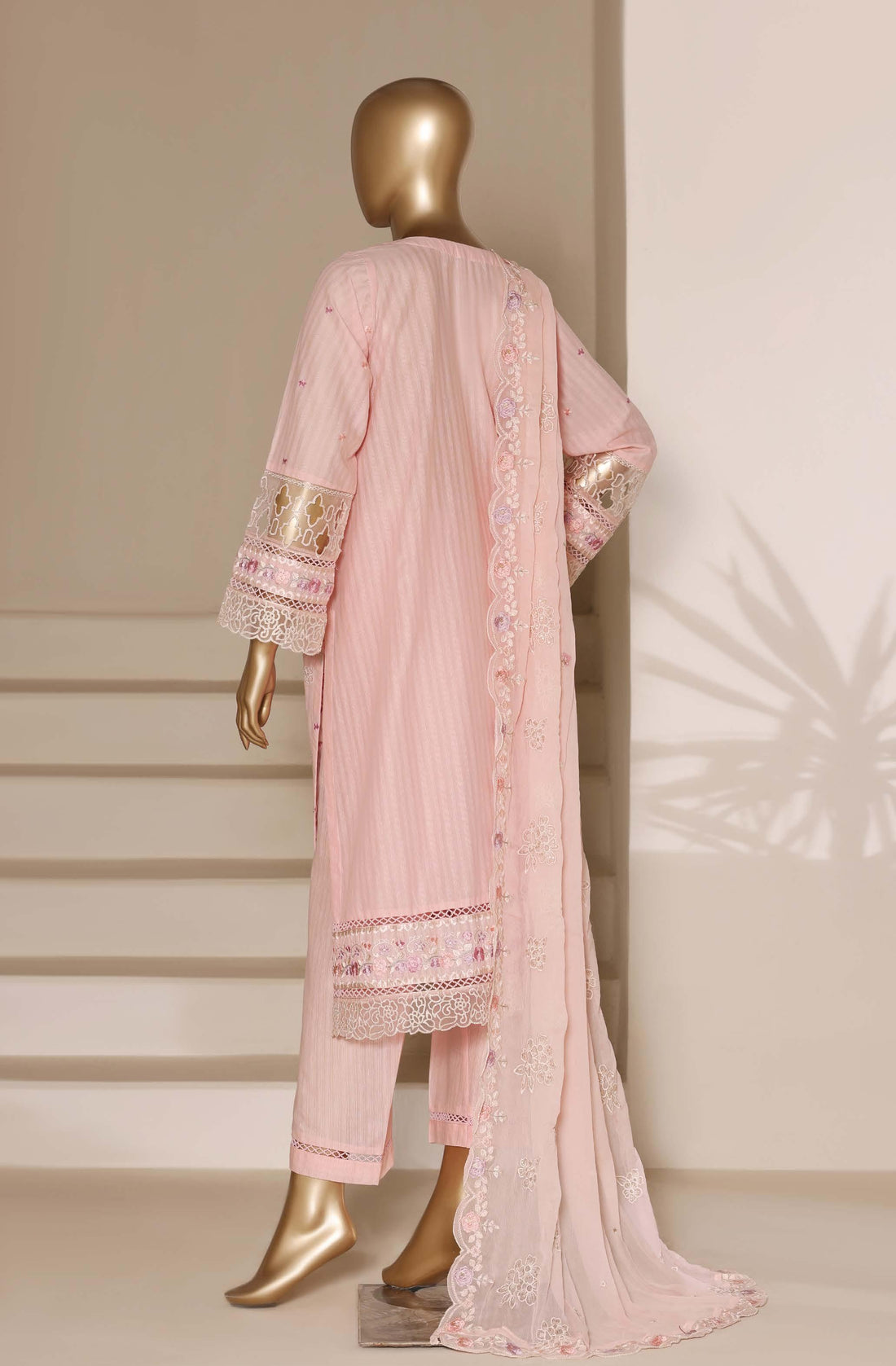 Sadabahar Luxury Slub Viscous Lawn Embroidery With Chiffon Embroidery Dupatta Stitched Vol-05 Collection 2026. LEL-21