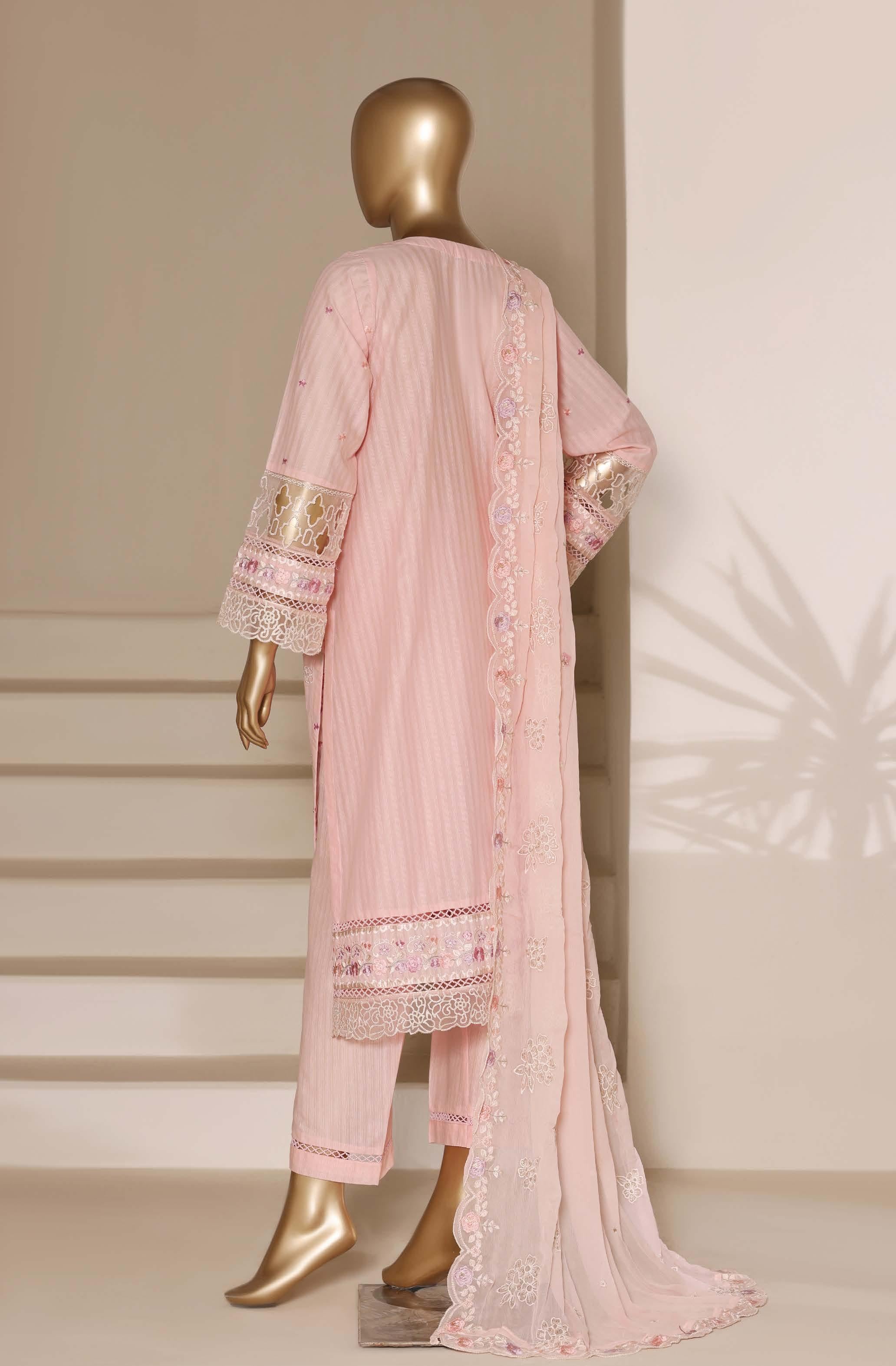 Sadabahar Luxury Slub Viscous Lawn Embroidery With Chiffon Embroidery Dupatta Stitched Vol-05 Collection 2026. LEL-21