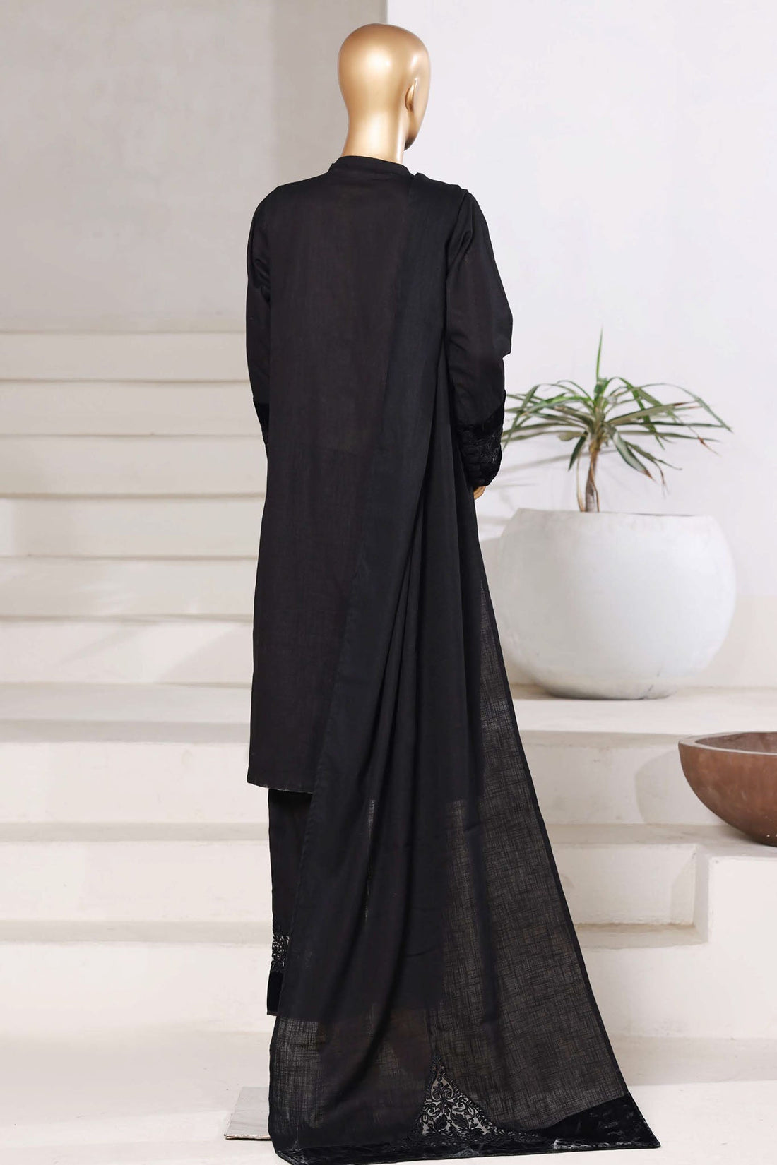 Sadabahar Stitched 3 Piece Premium Cross Texture With Velvet WITH Collection 2025 D#-04
