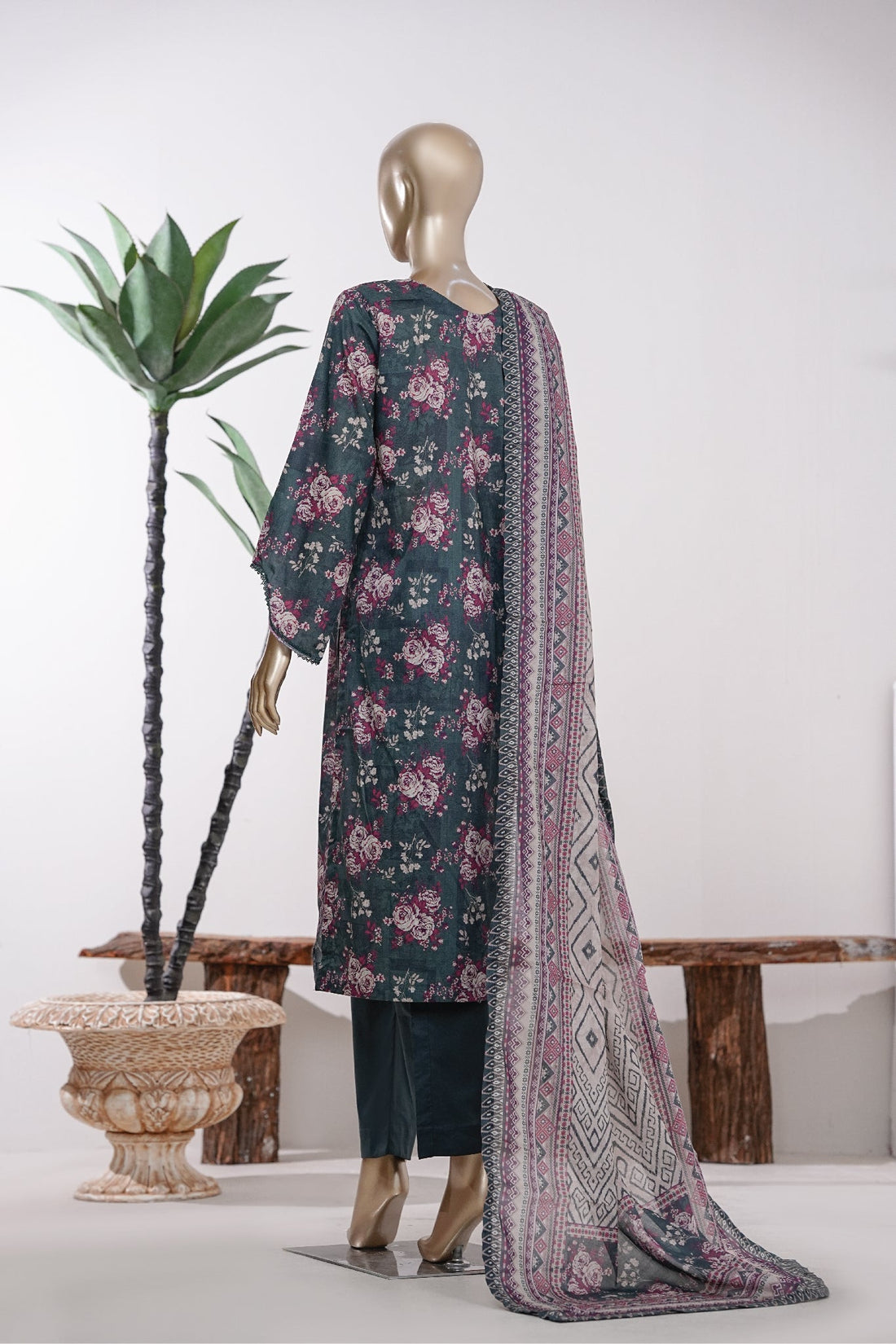 BIN SAEED Luxury Lawn Printed 3pcs Stitched Vol-18 3Piece Stitched COLLECTION 2026 D-#29