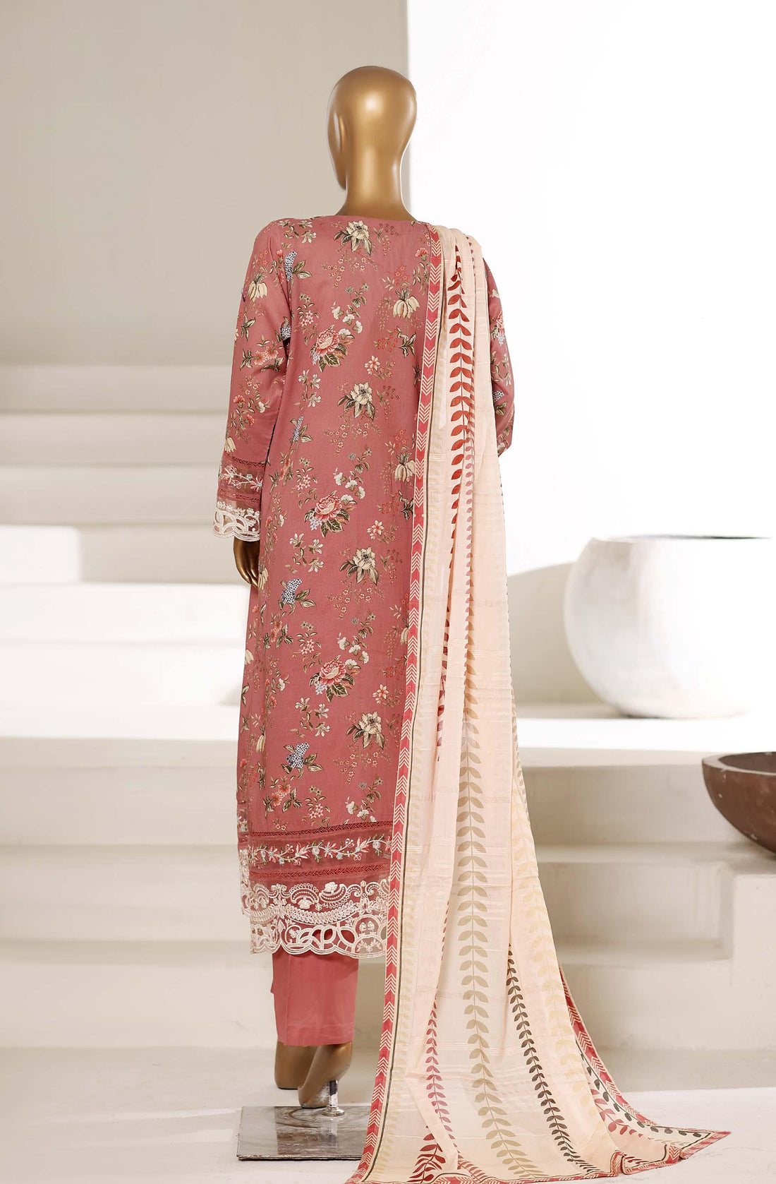 Sadabahar Luxury Long Length Festive Lawn Embroidery 3Piece Stitched COLLECTION 2026. D-02