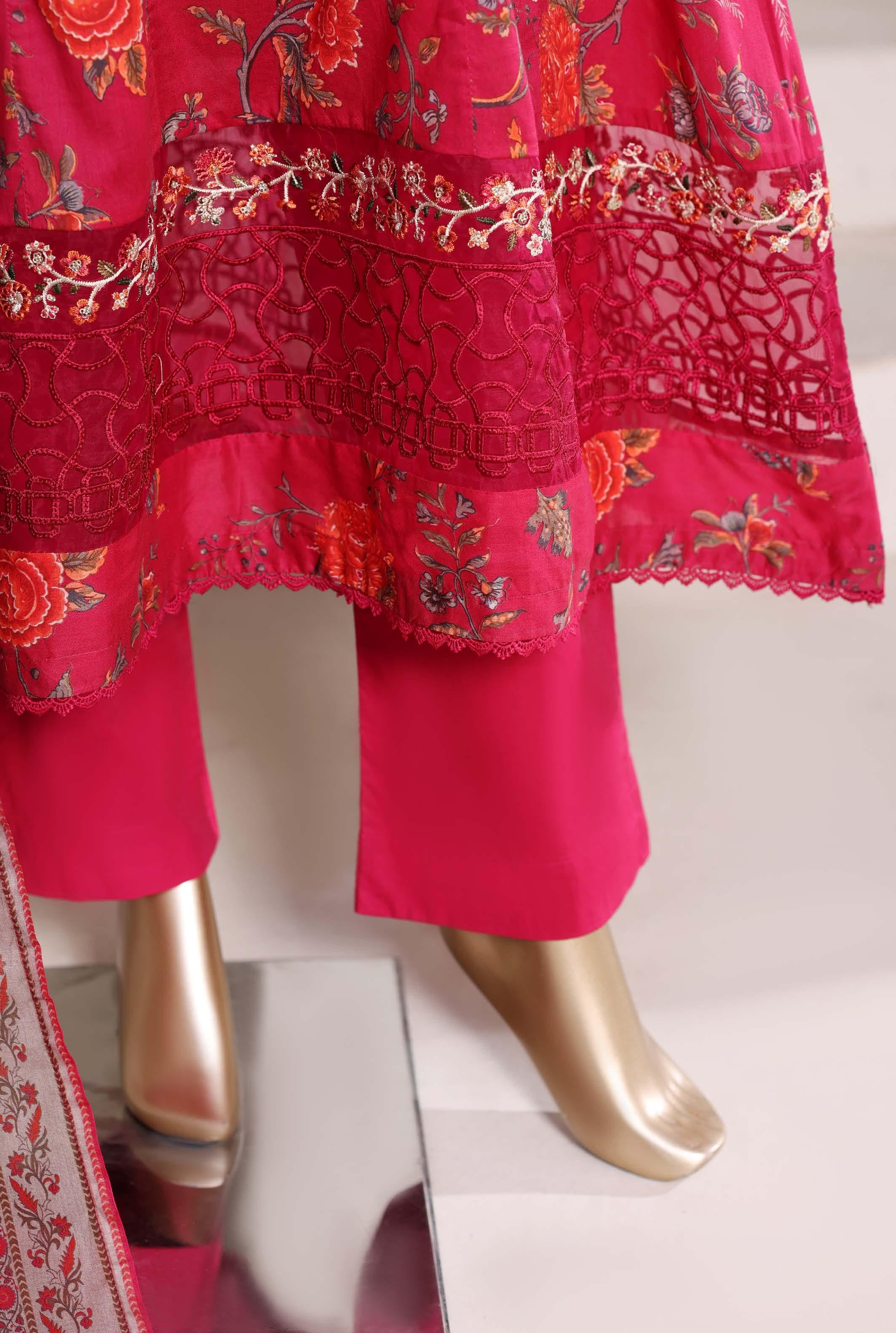 Sadabahar Luxury Peplum Frock Style Embroidery 3Piece Stitched COLLECTION 2026. D#01
