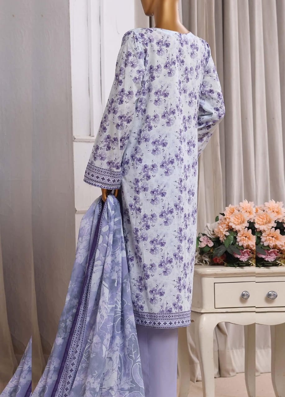 HZ Textiles Luxury Laserkari Embroidered Lawn Suit Stitched 3 Piece 2026 D#-04